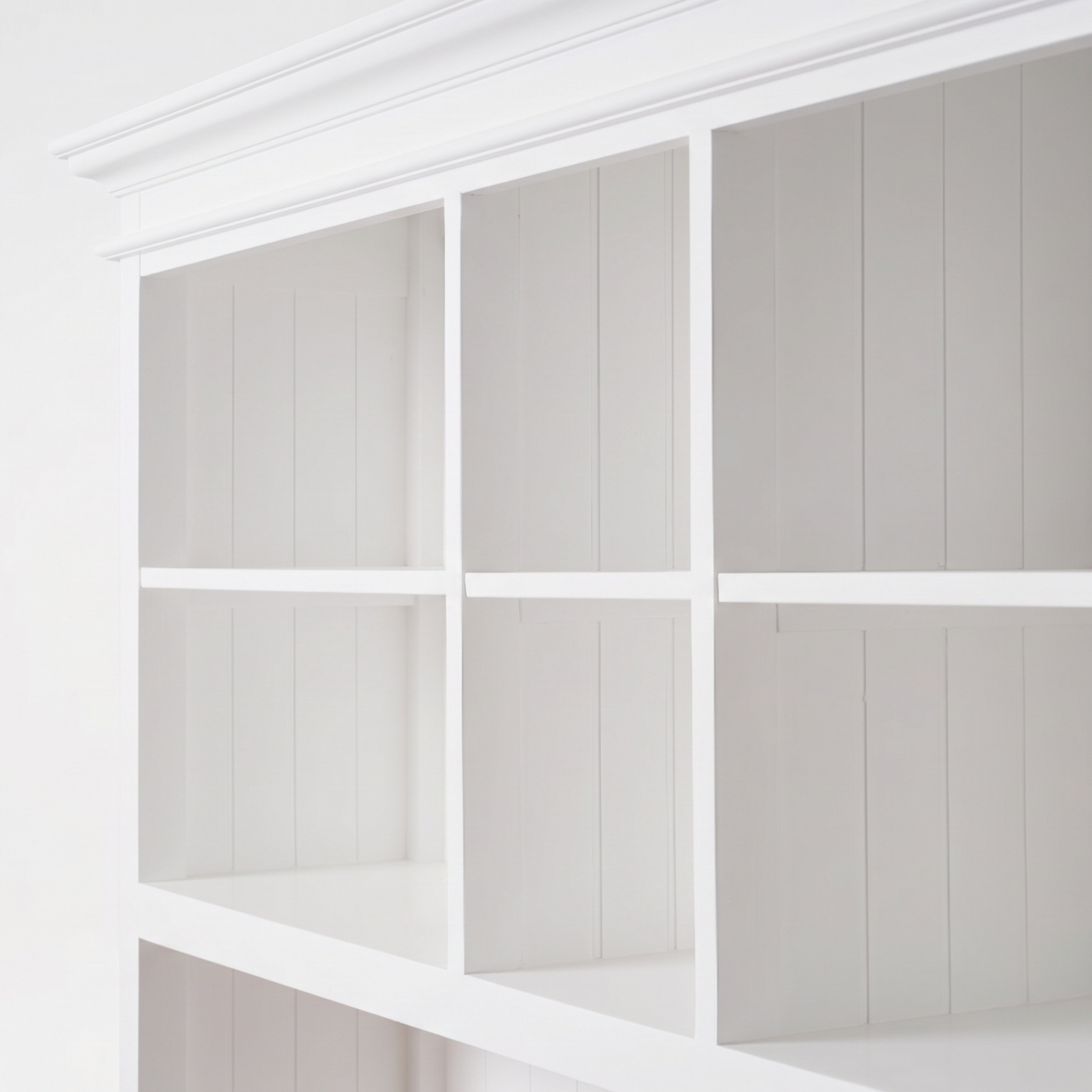 Corfu Hutch Bookcase Unit with 6 Open Shelves 71''