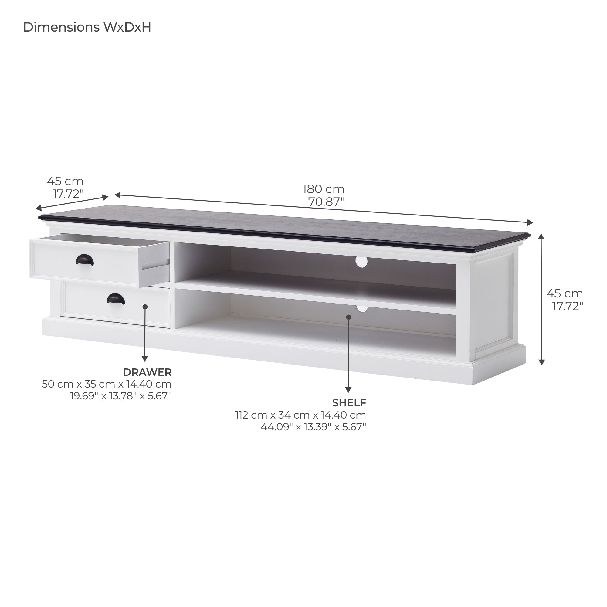 Halifax Contrast Media Console Large