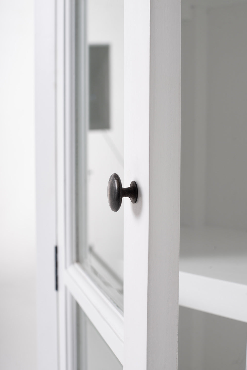 Halifax Double Vitrine - White