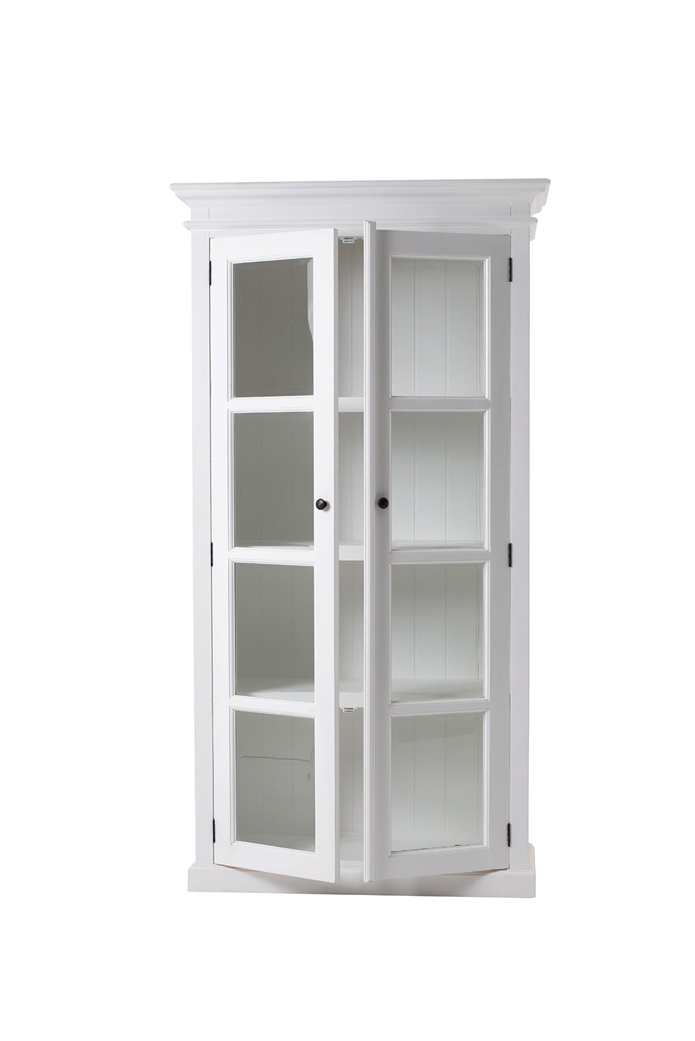Halifax Double Vitrine - White