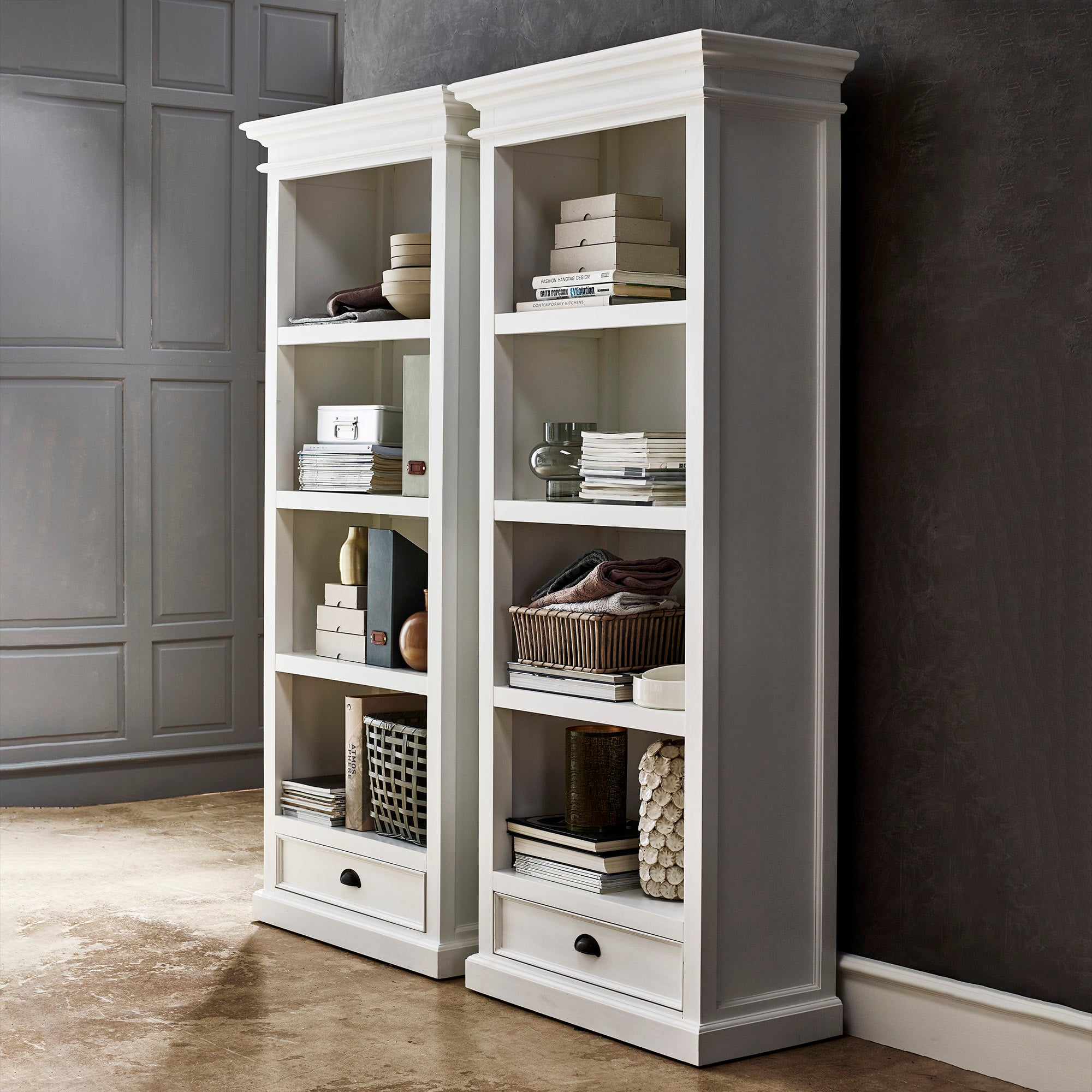 Halifax Bookcase with 1 Drawer