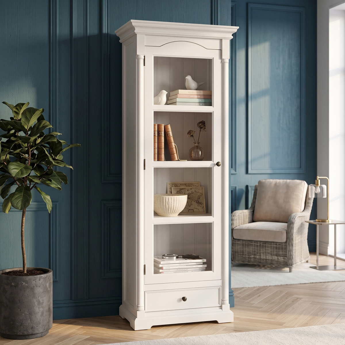 Provence Glass Cabinet