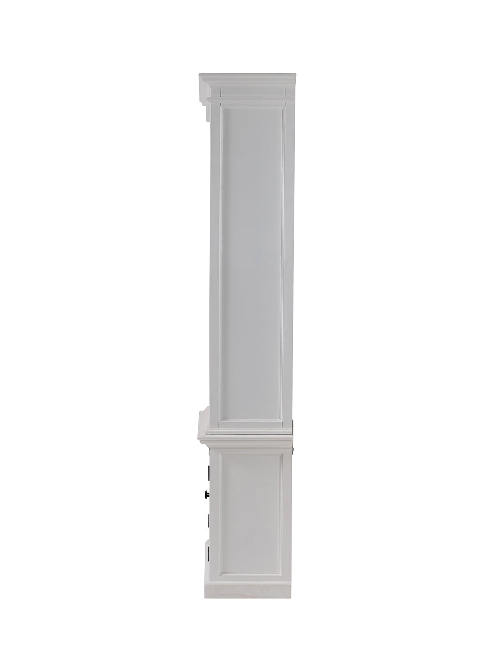 Halifax Slim Hutch Bookcase - White