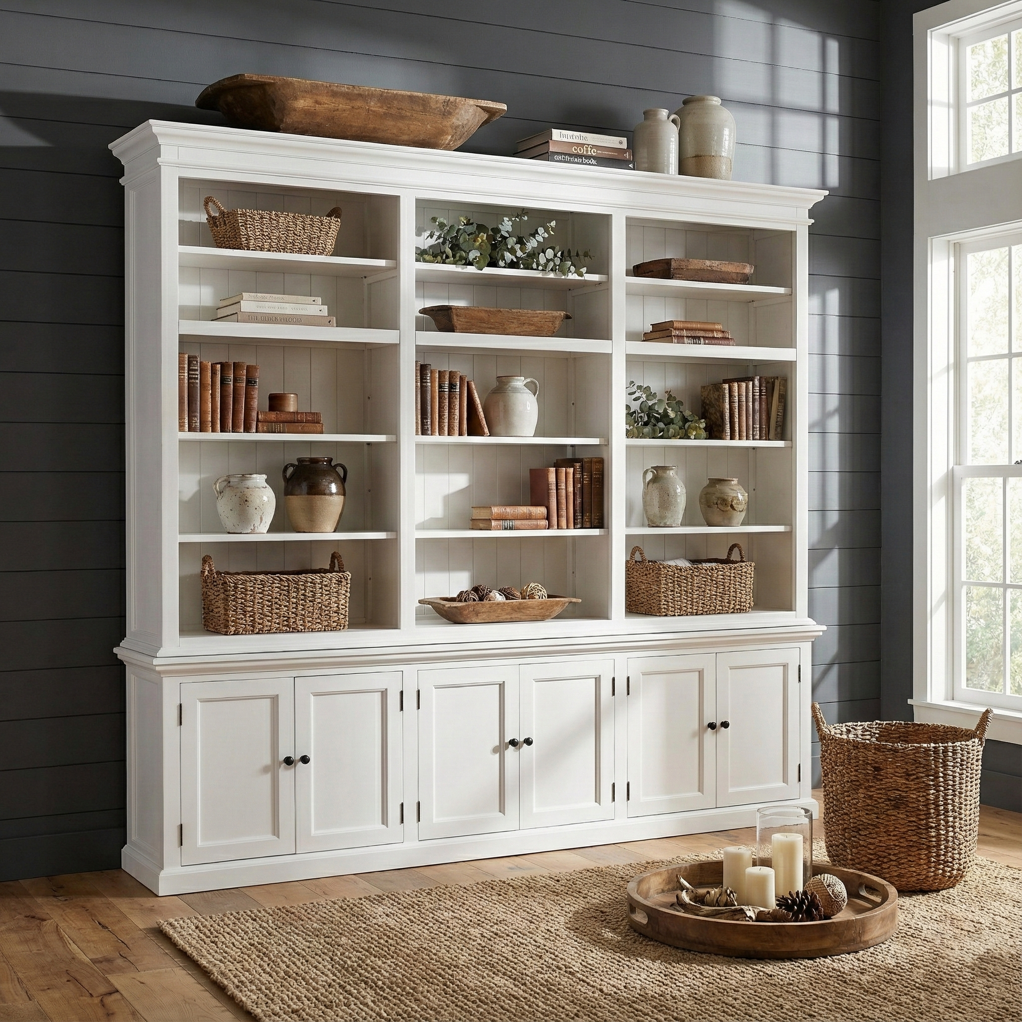 Halifax Triple-Bay Hutch Unit