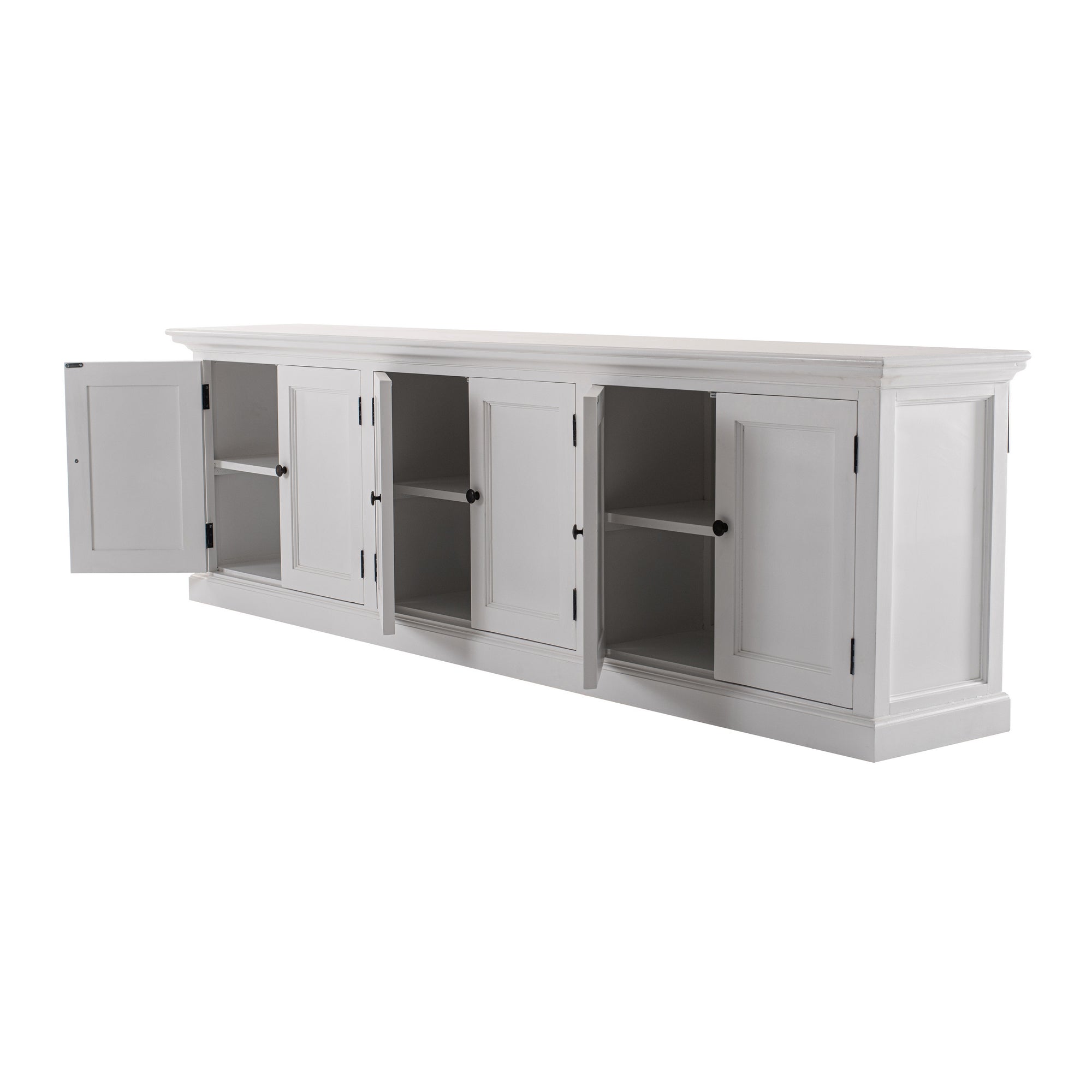 Halifax Large Hutch Bookcase - White BOTTOM