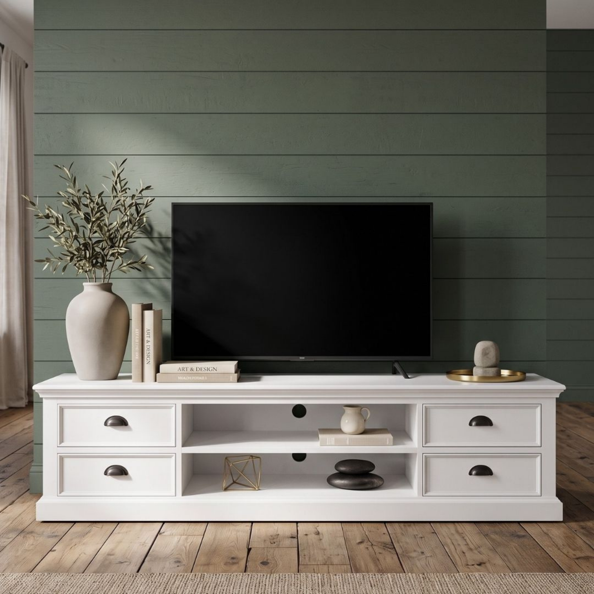 Halifax Media Console 4 Drawers 71''