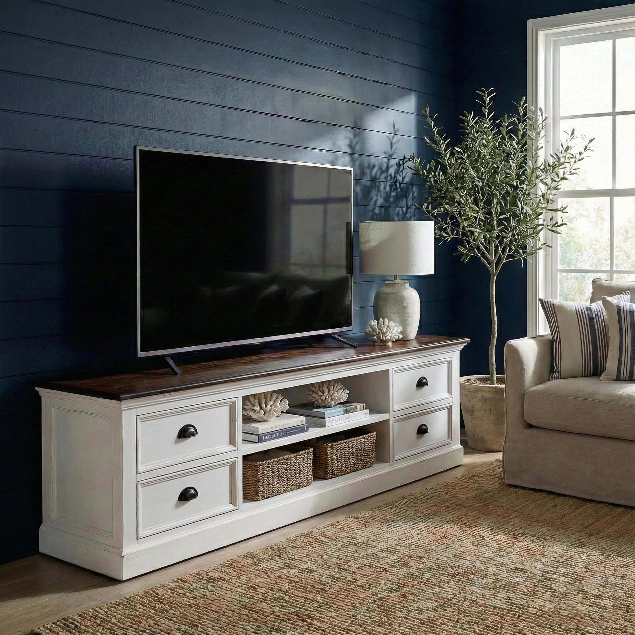 Halifax Accent Media Console 4 Drawers
