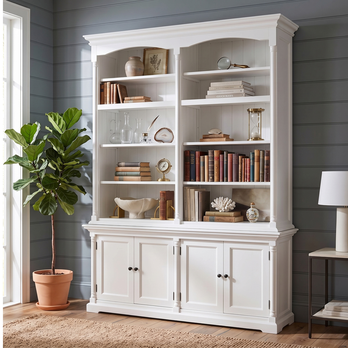 Provence Double-Bay Hutch Unit 65''
