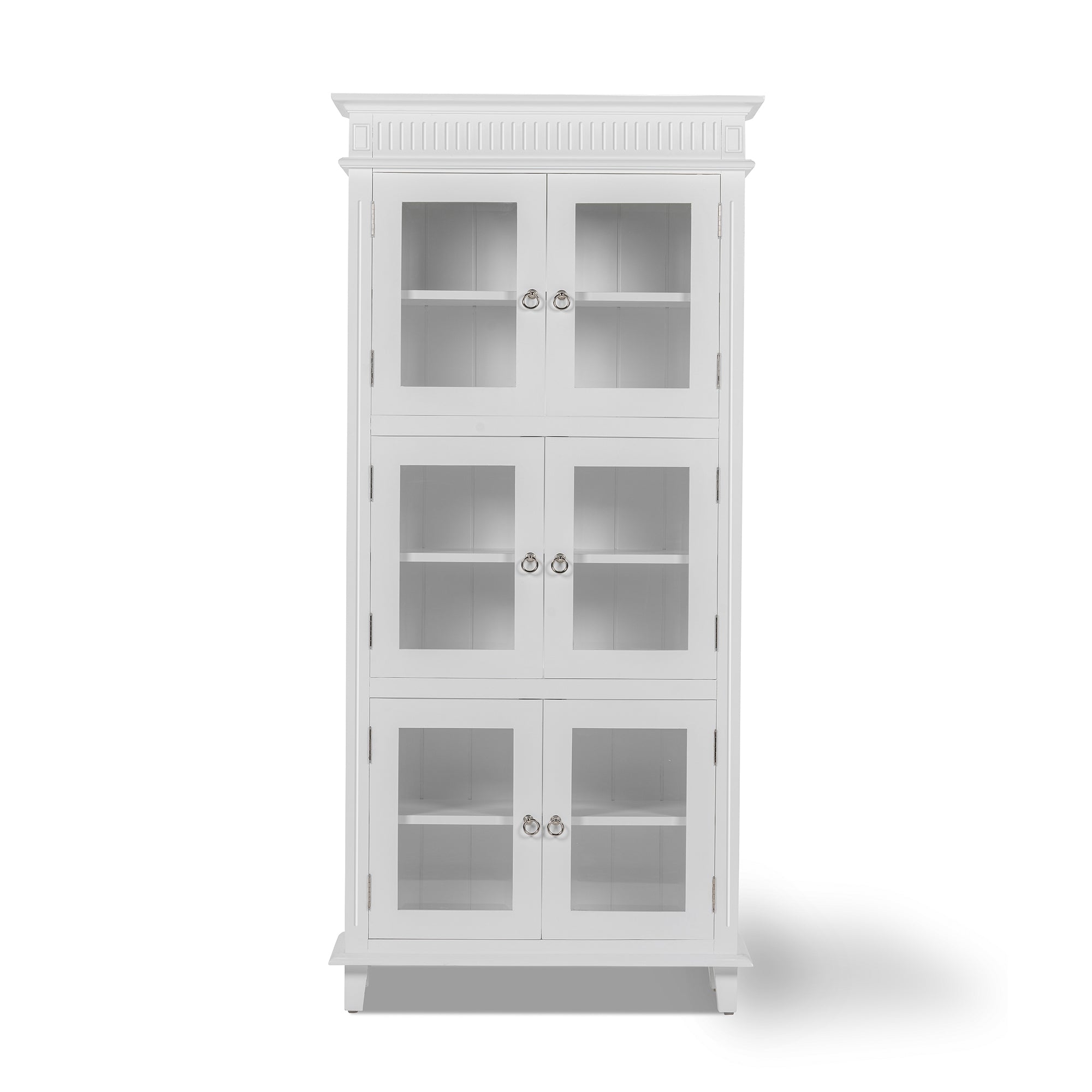 Skansen Pantry Cabinet with 6 Glass Doors