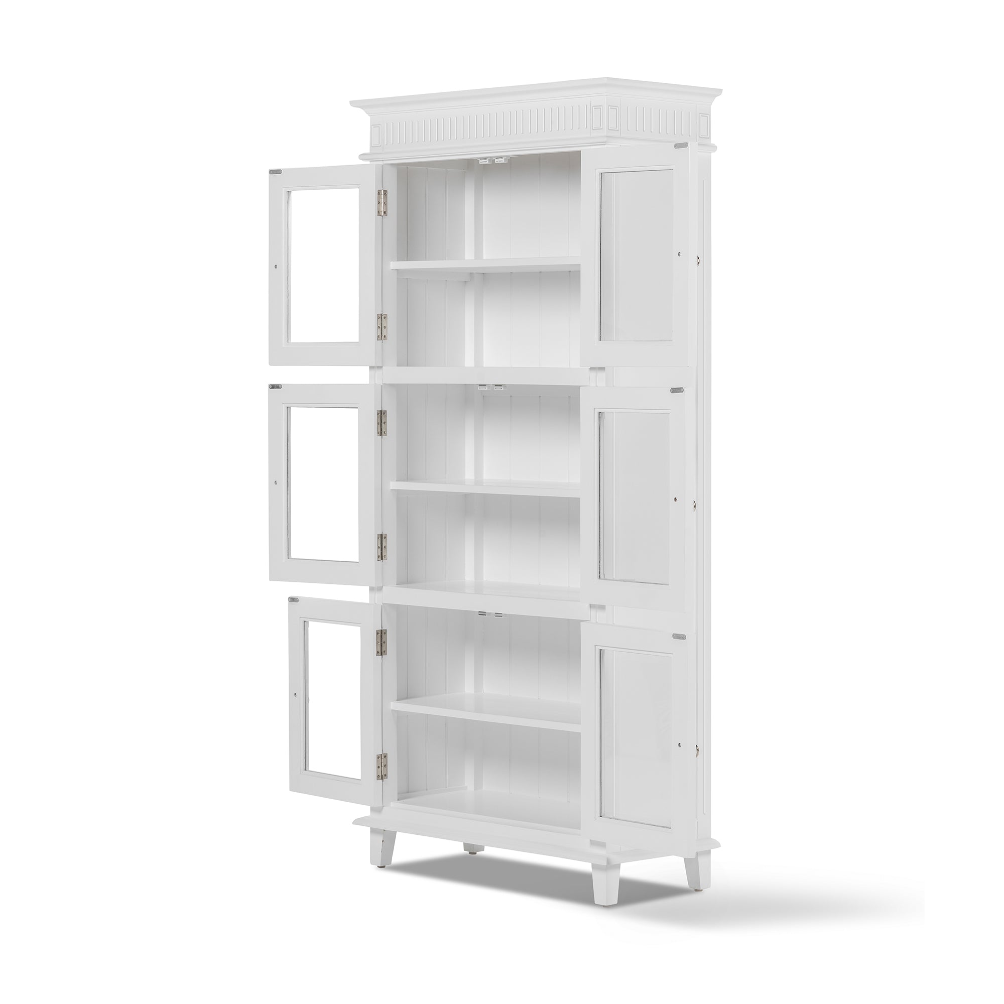 Skansen Pantry Cabinet with 6 Glass Doors