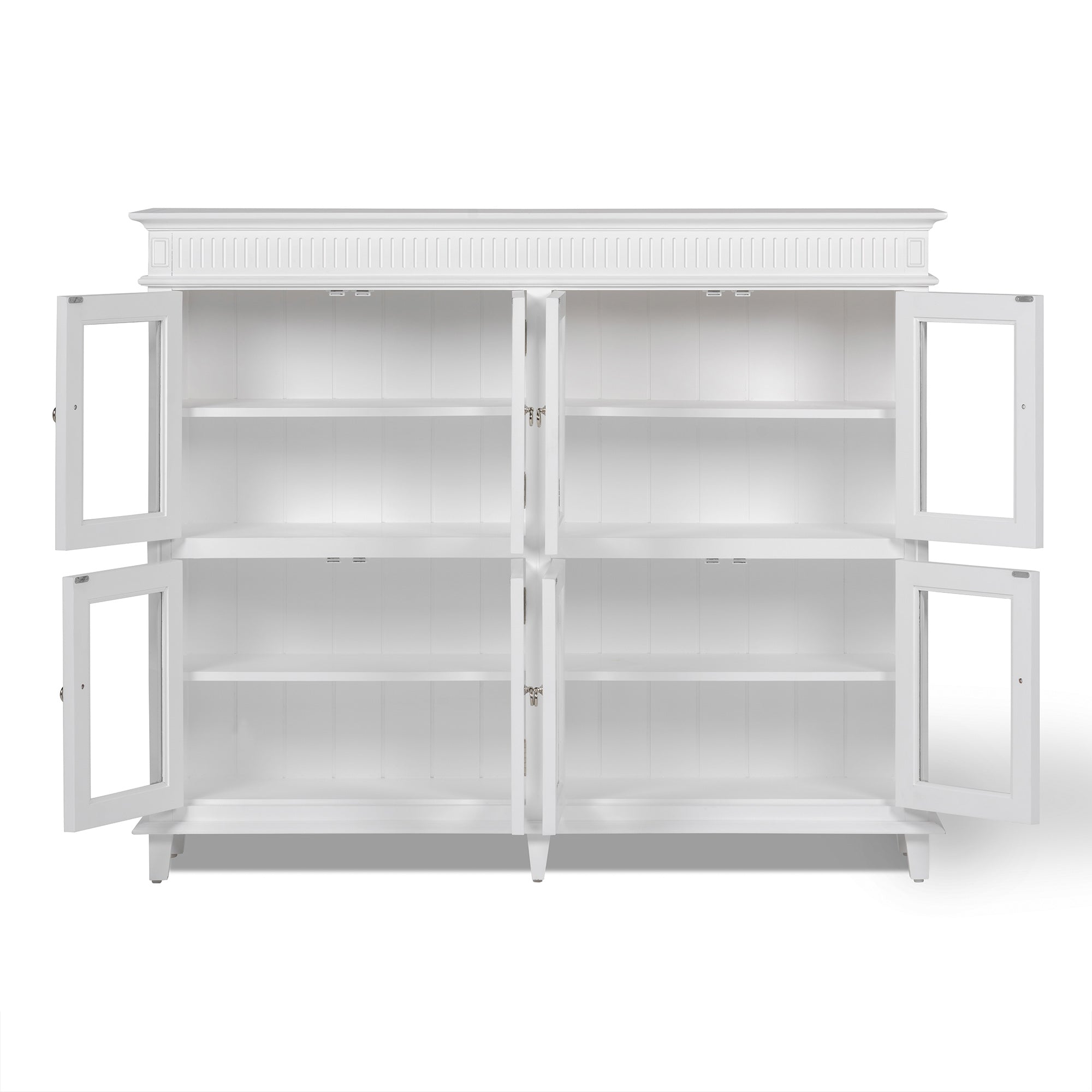 Skansen Pantry Cabinet with 8 Glass Doors