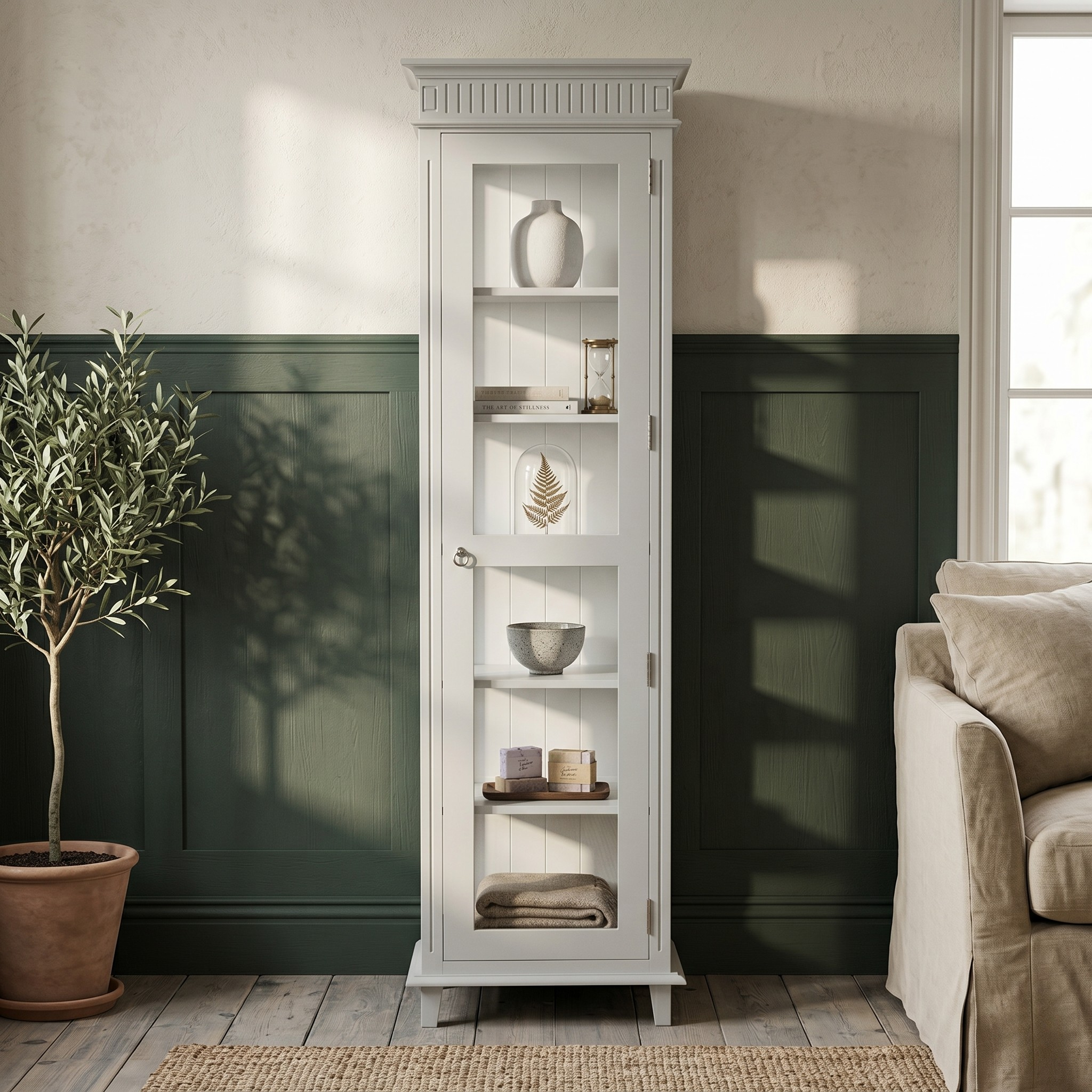 Skansen Single Vitrine with Glass Door