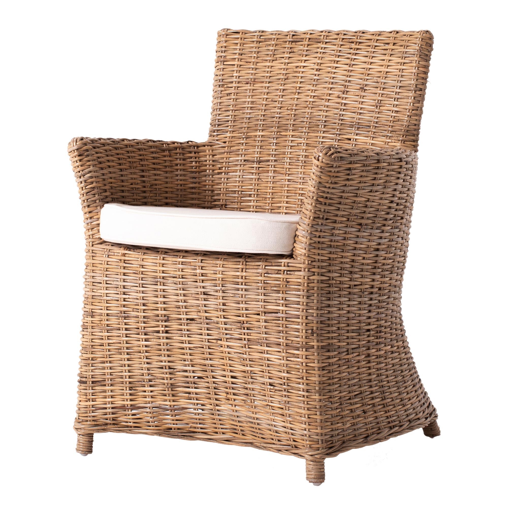 Bishop Kubu Rattan Arm Chair (Set of 2)
