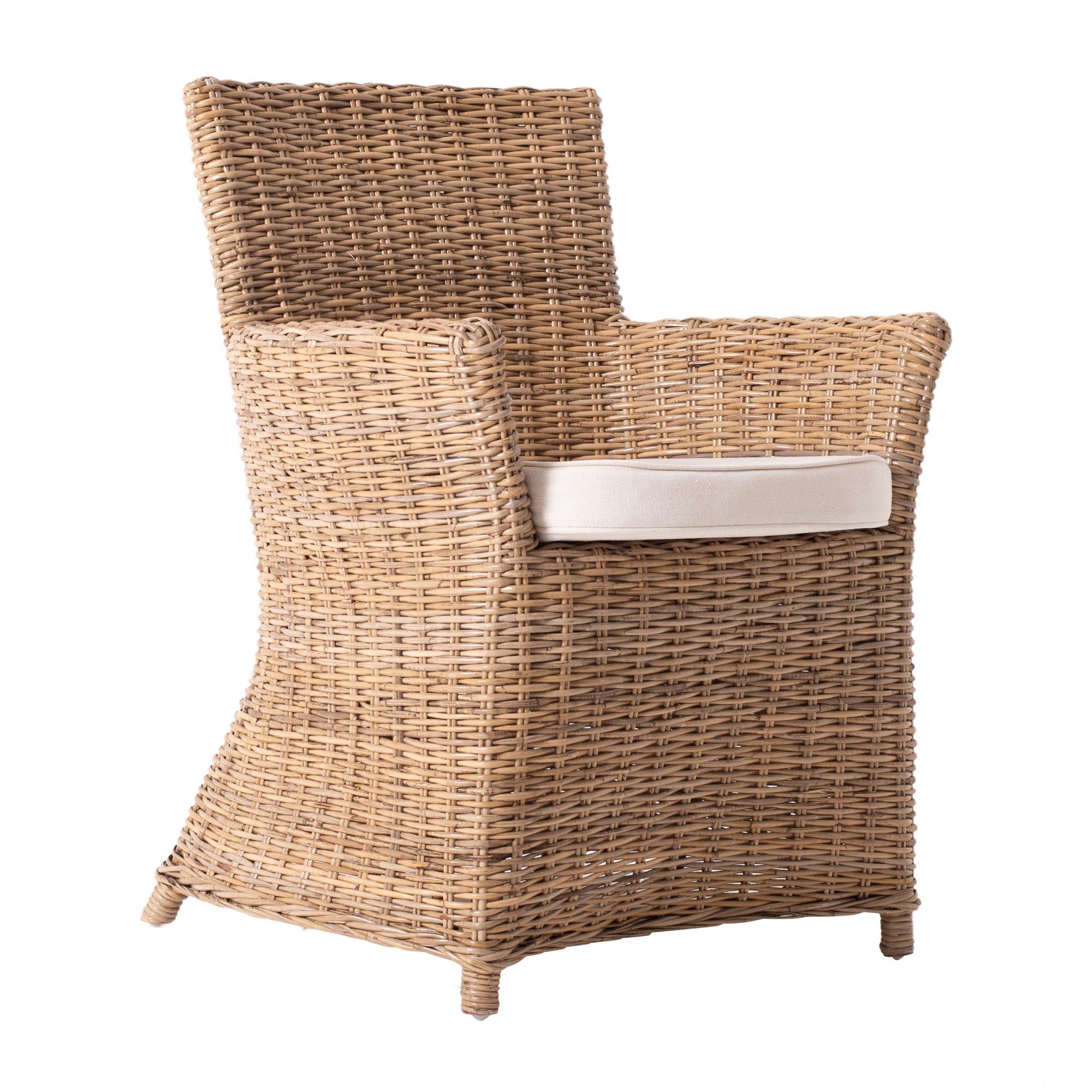 Bishop Kubu Rattan Arm Chair (Set of 2)
