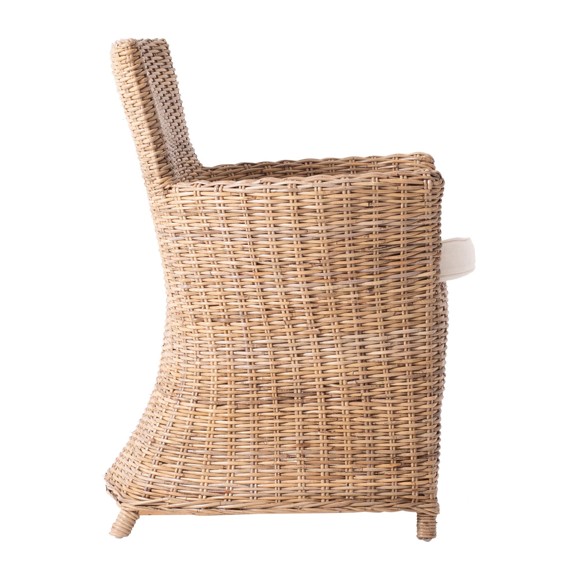 Bishop Kubu Rattan Arm Chair (Set of 2)