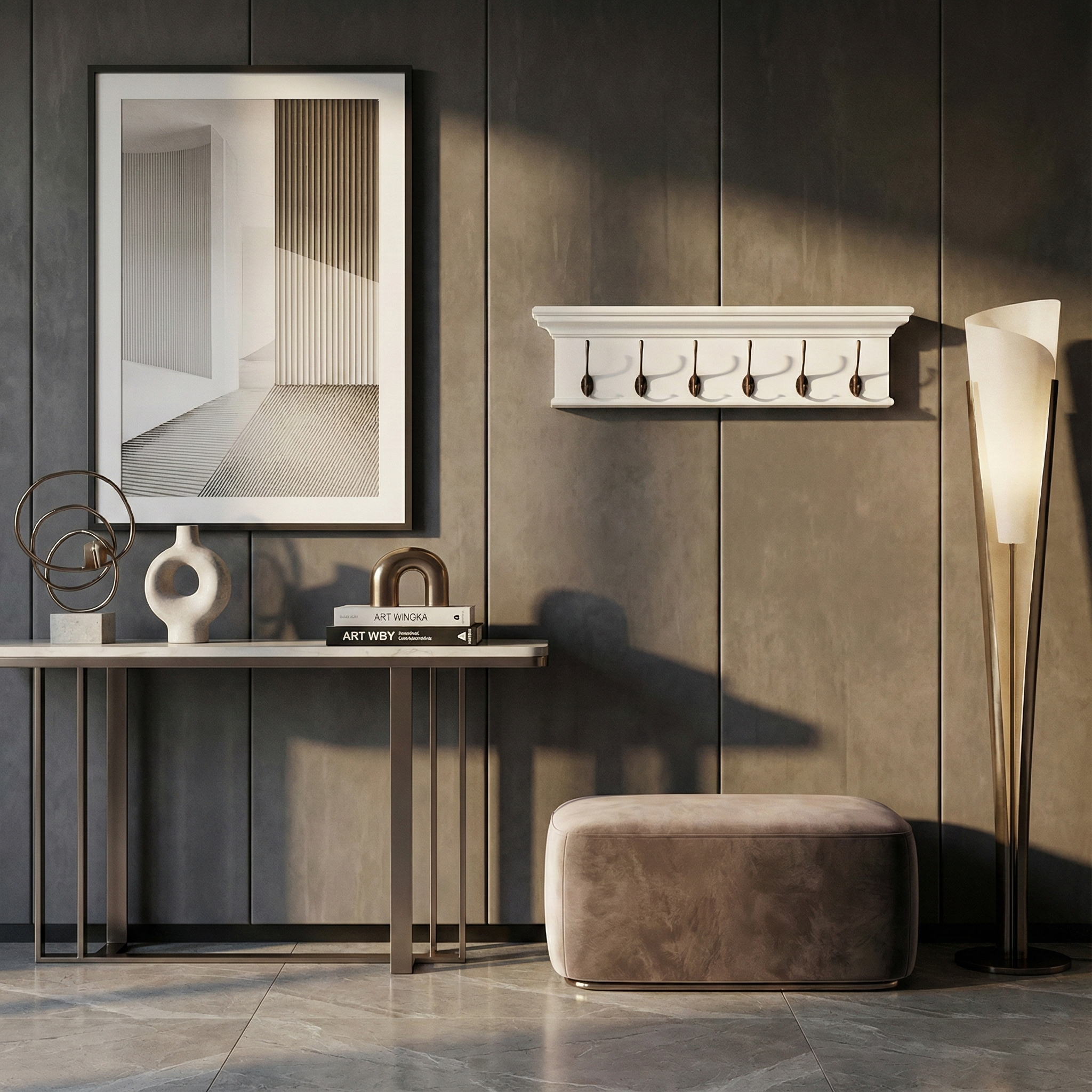 Halifax 6 Hook Coat Rack