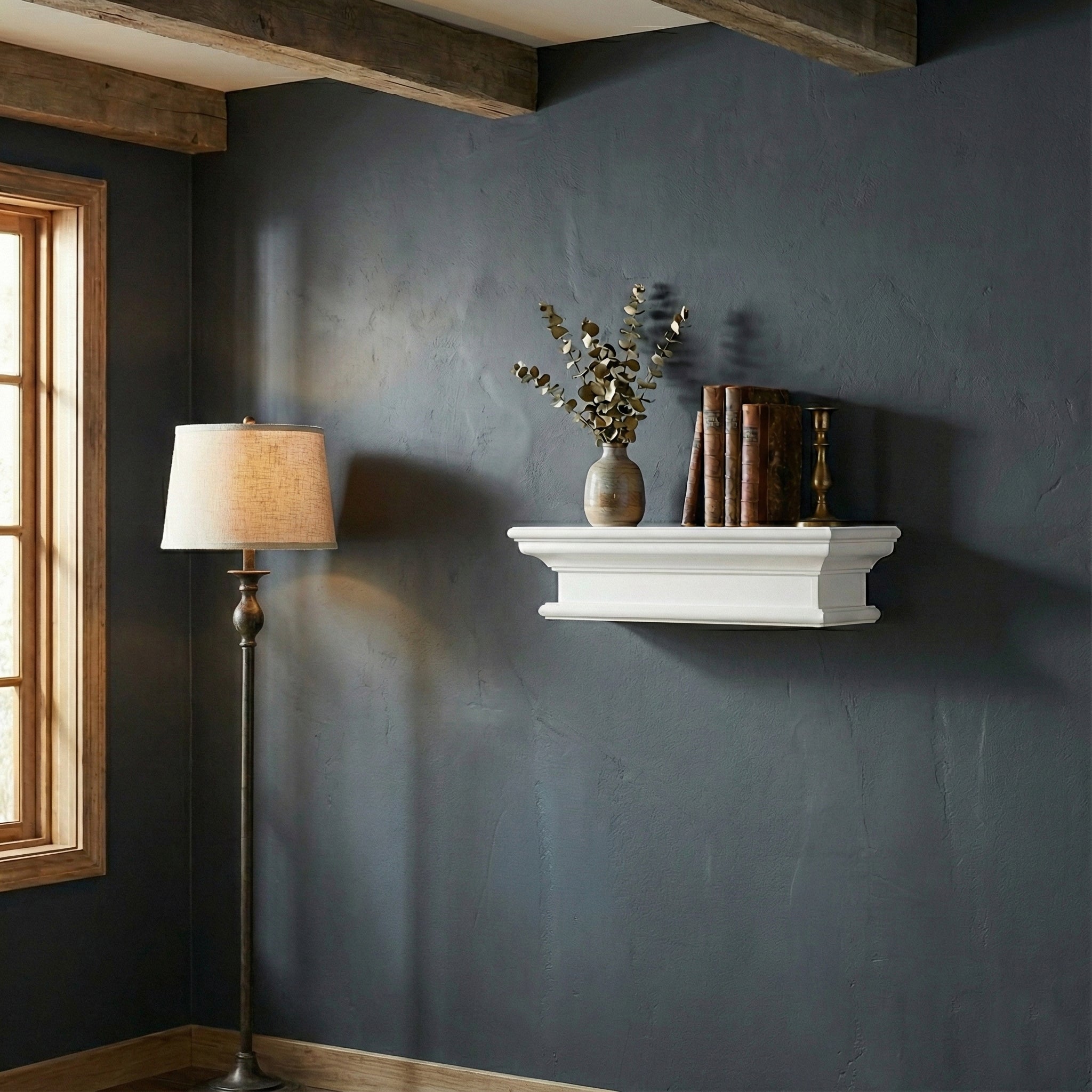 Halifax Floating Wall Shelf, Short