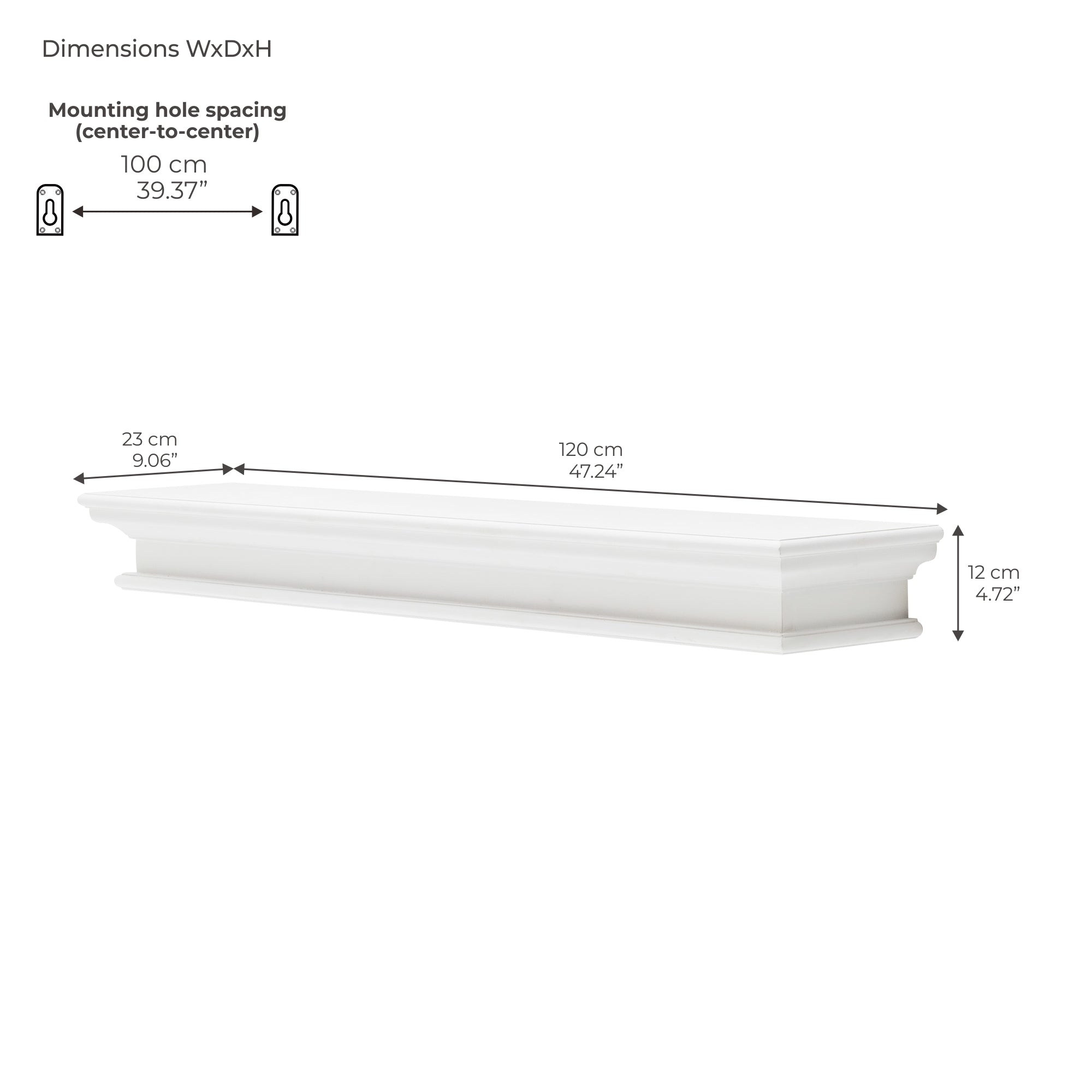 Halifax Floating Wall Shelf