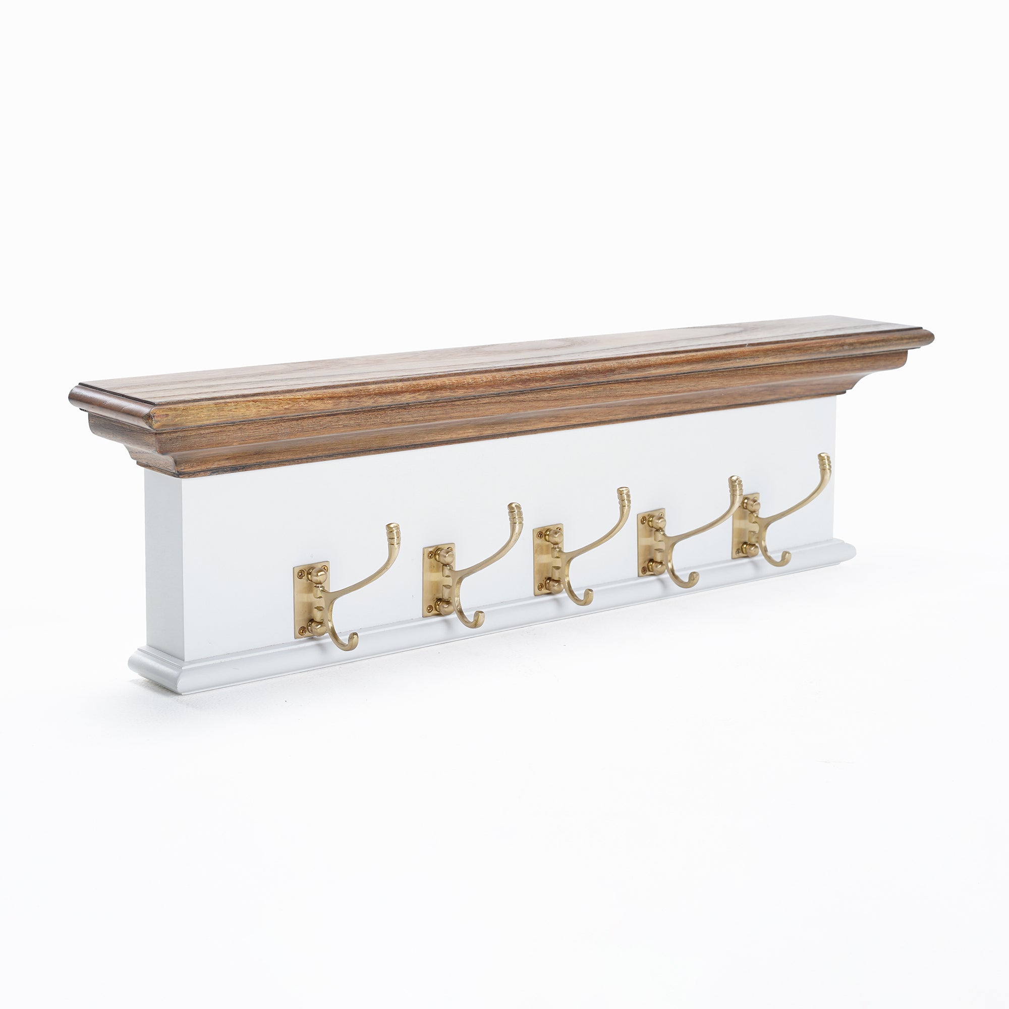 Corfu Coat Rack, Medium Brown
