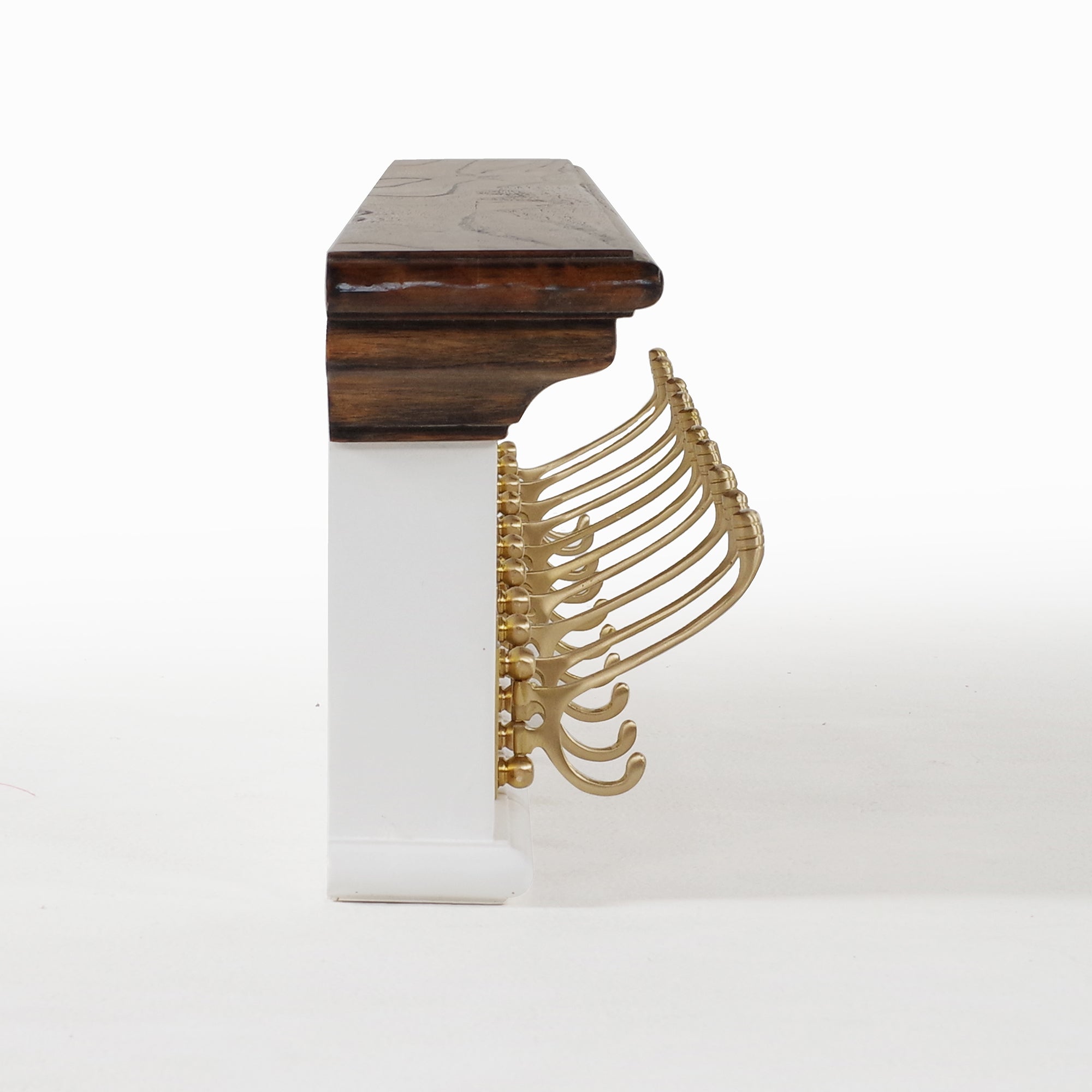 Corfu Coat Rack, Medium Brown