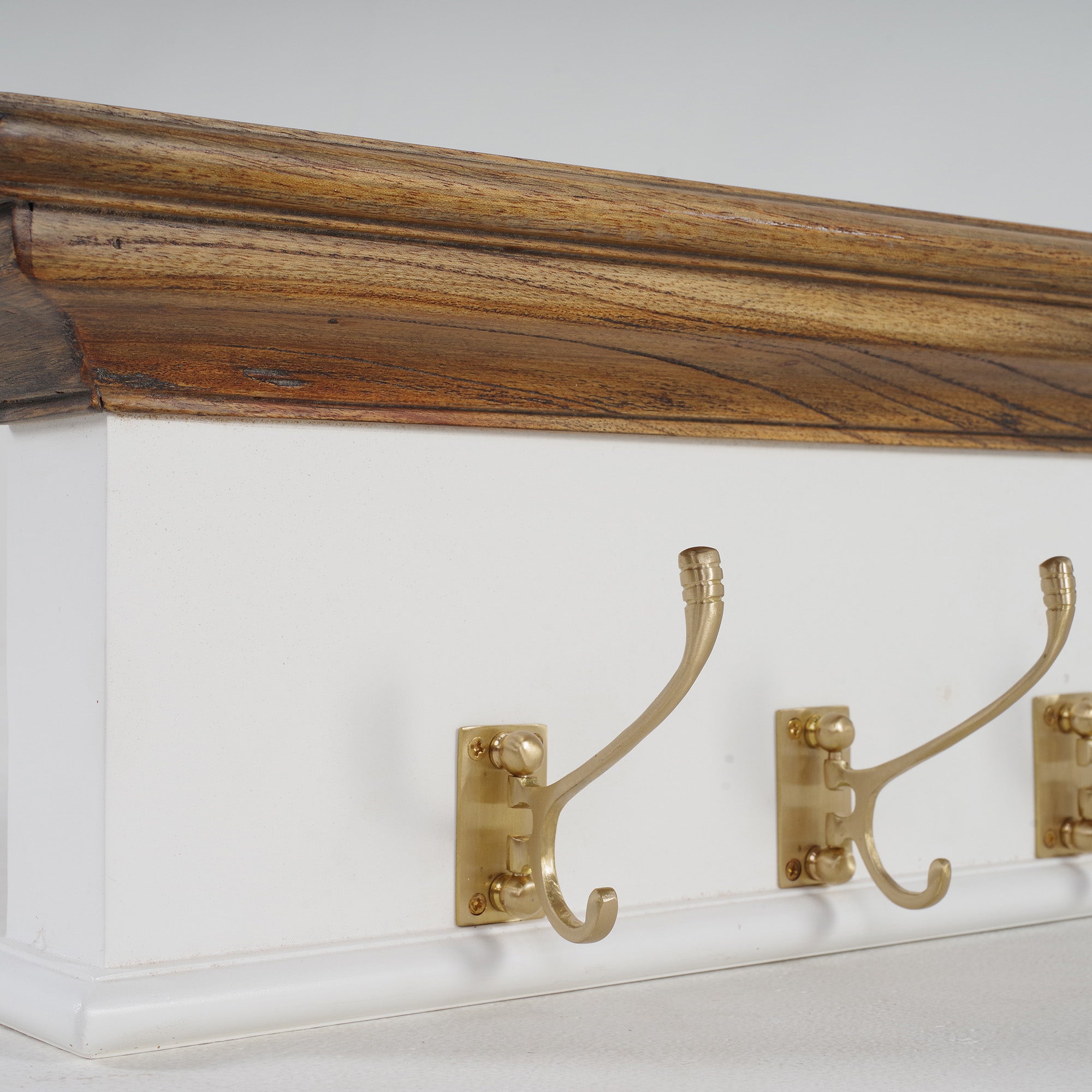 Corfu Coat Rack, Medium Brown