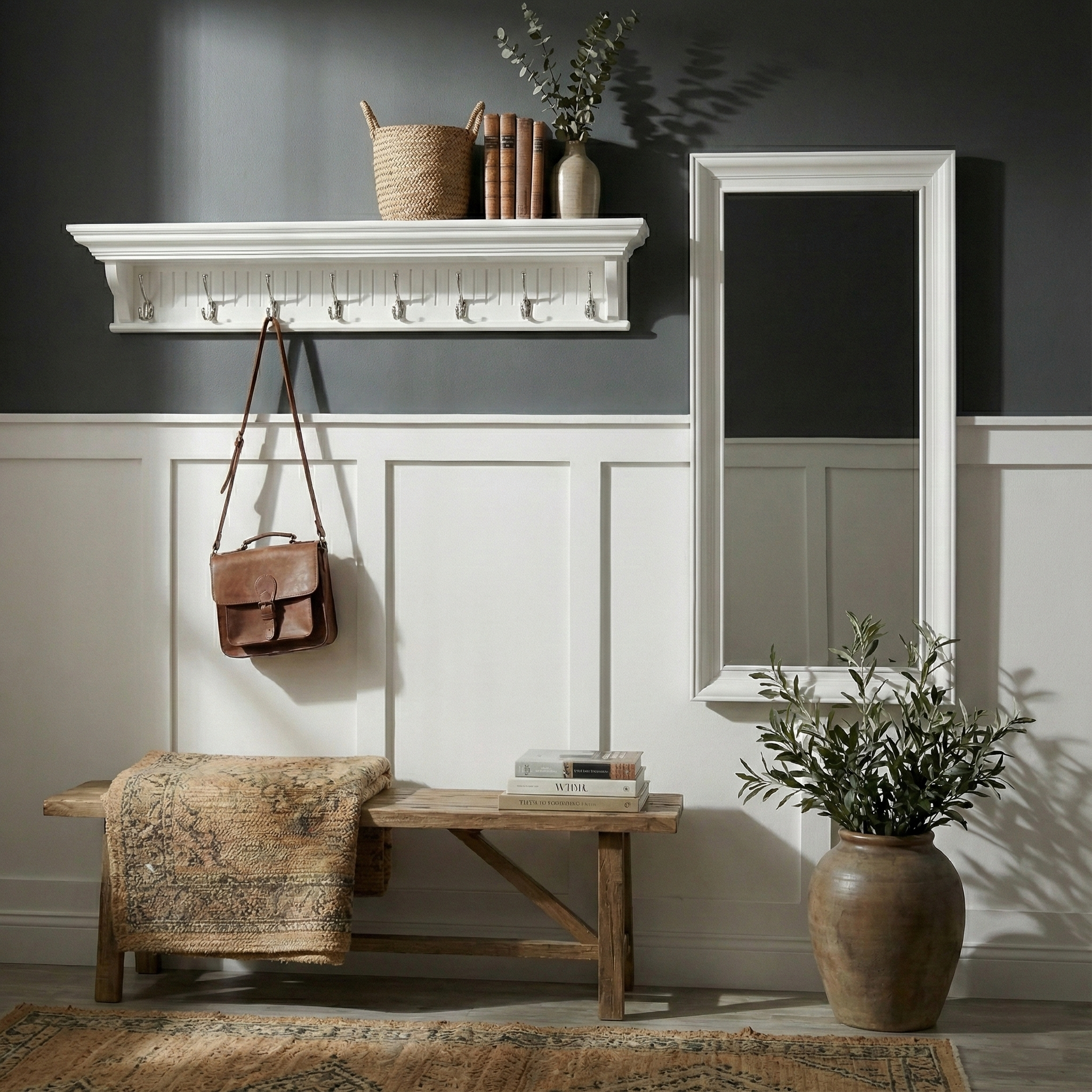 Skansen 8 Hook Coat Rack