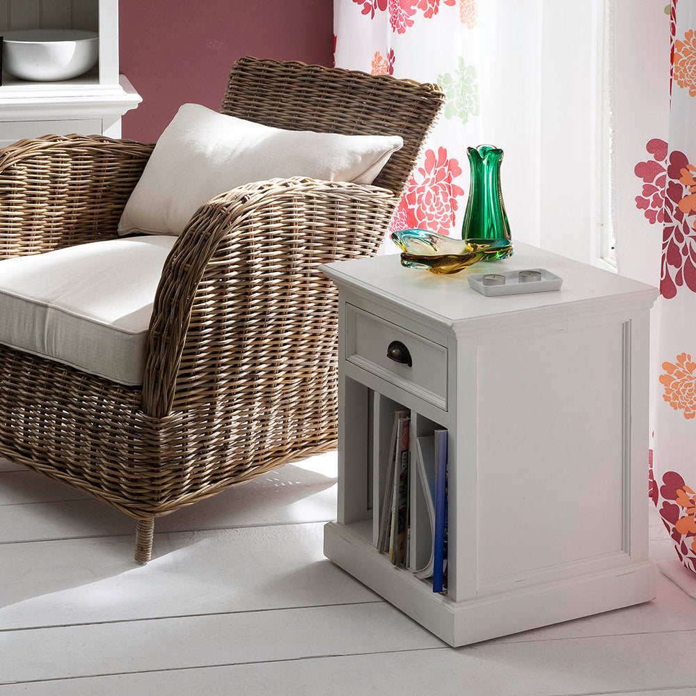 Halifax Bedside Table with Dividers