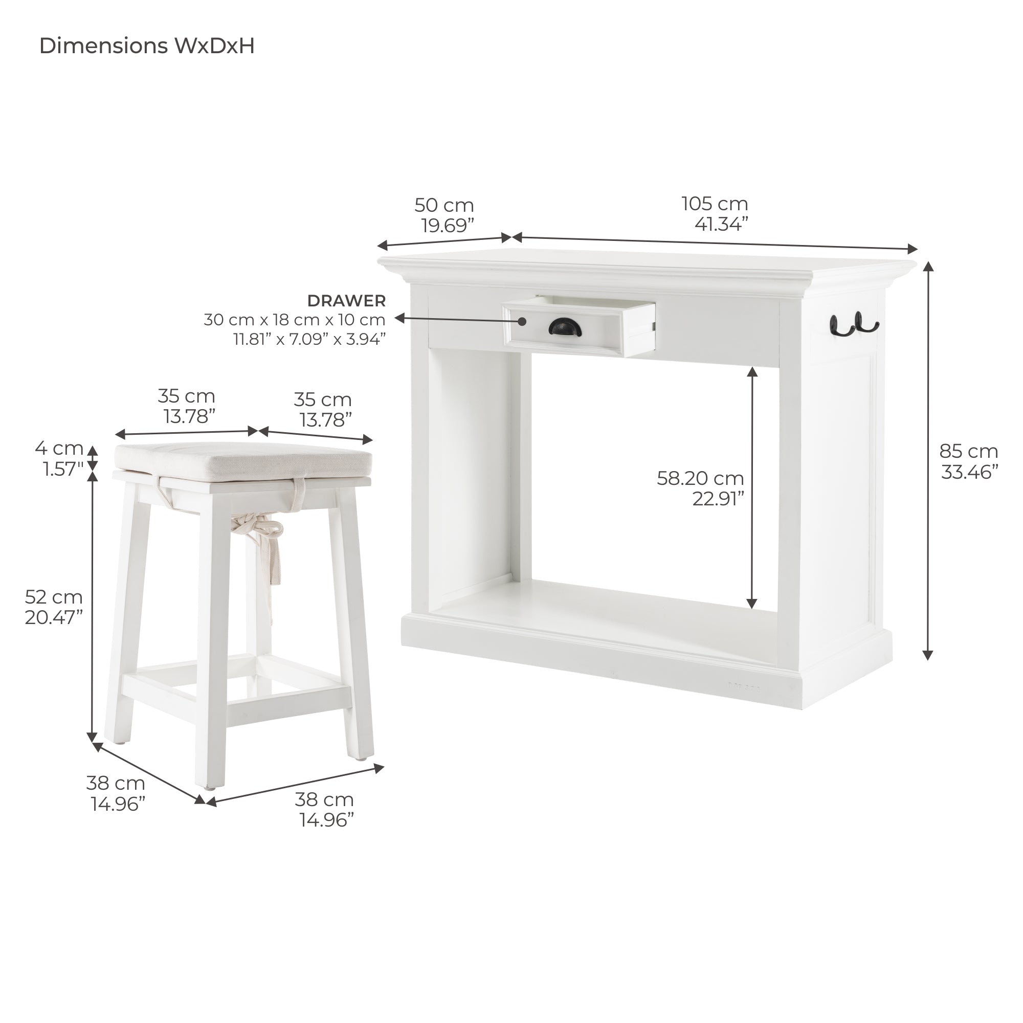 Halifax 3-Piece Dining Set