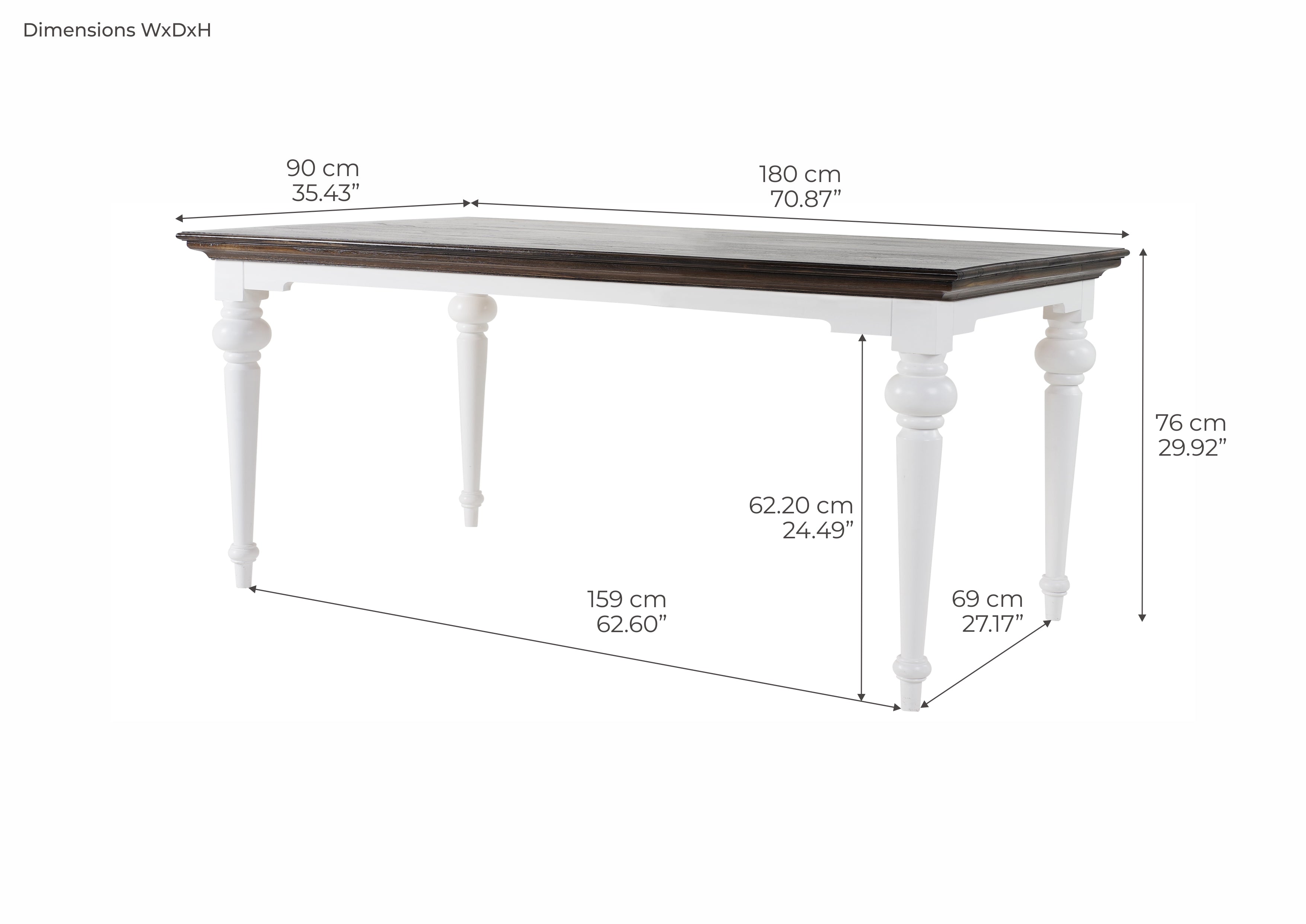 Corfu Provincial Dining Table