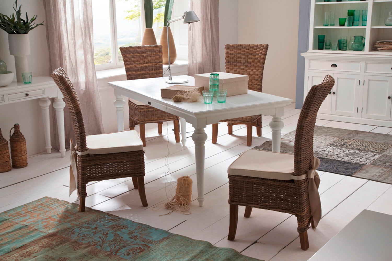 Provence Dining Table 79"- White