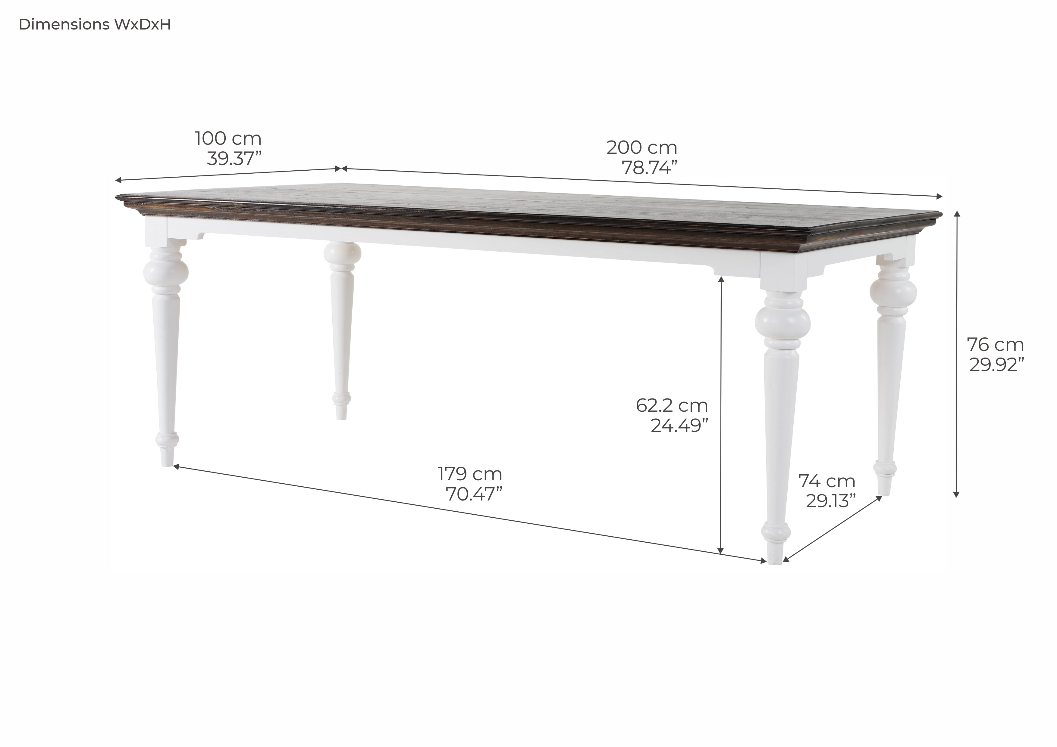 Corfu Provincial Dining Table