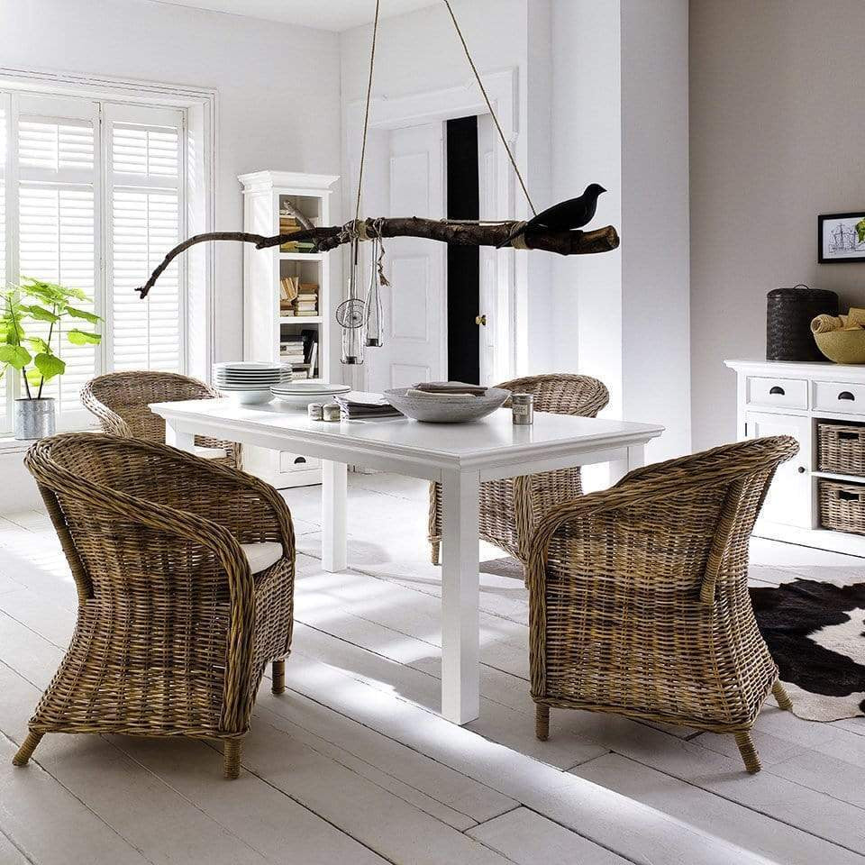 Bonsun Kubu Rattan Arm Chair (Set of 2)-Chair-Novasolo-I Wanna Go Home