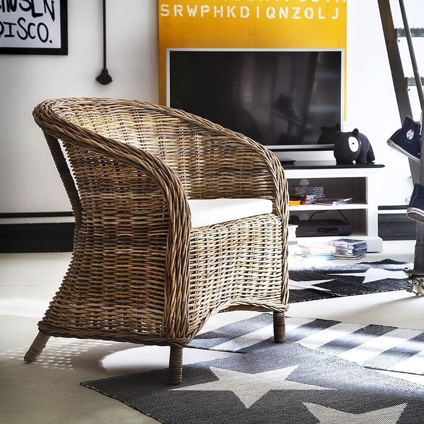 Bonsun Kubu Rattan Arm Chair (Set of 2)-Chair-Novasolo-I Wanna Go Home
