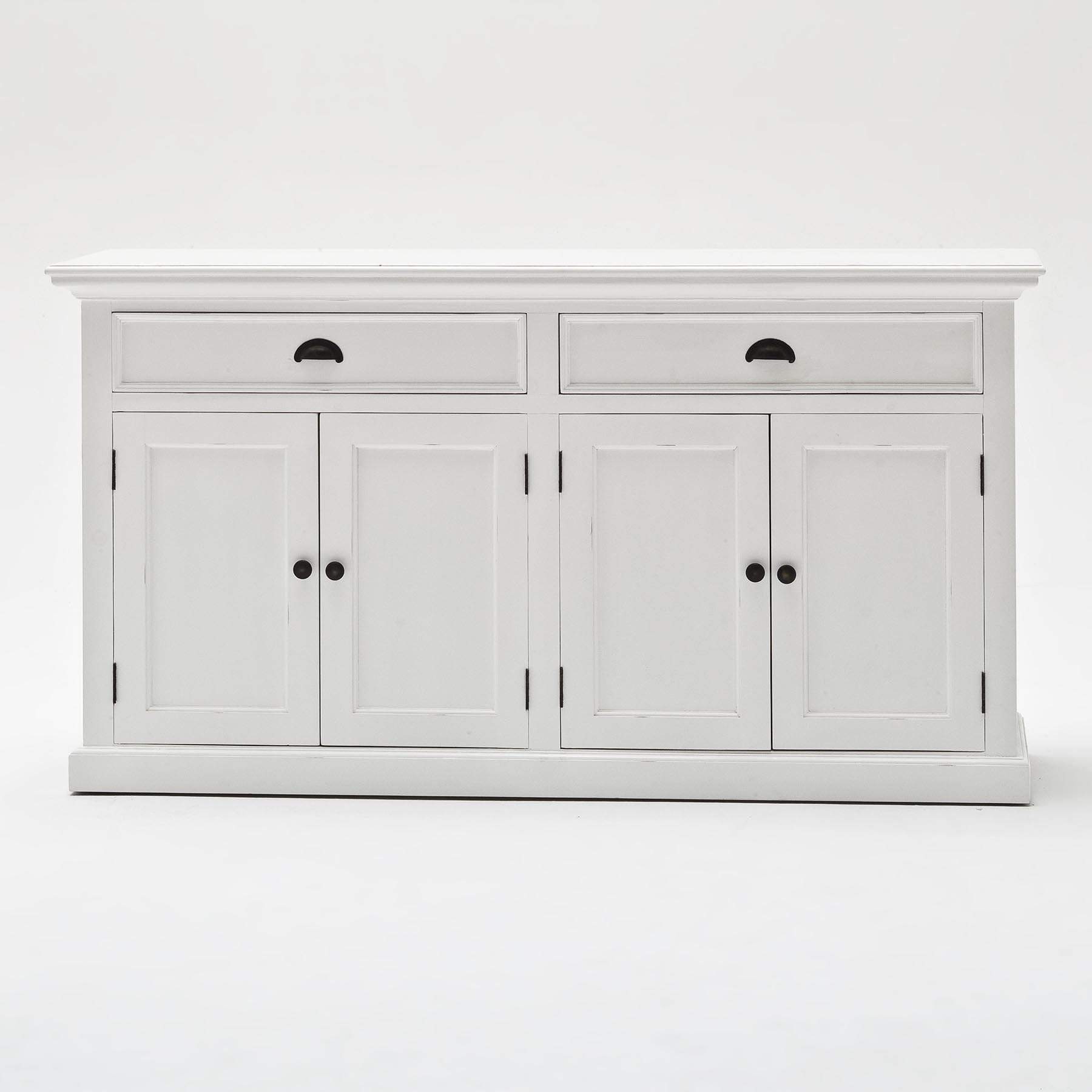 Halifax Buffet & Hutch - White-Hutch Cabinet-Novasolo-I Wanna Go Home