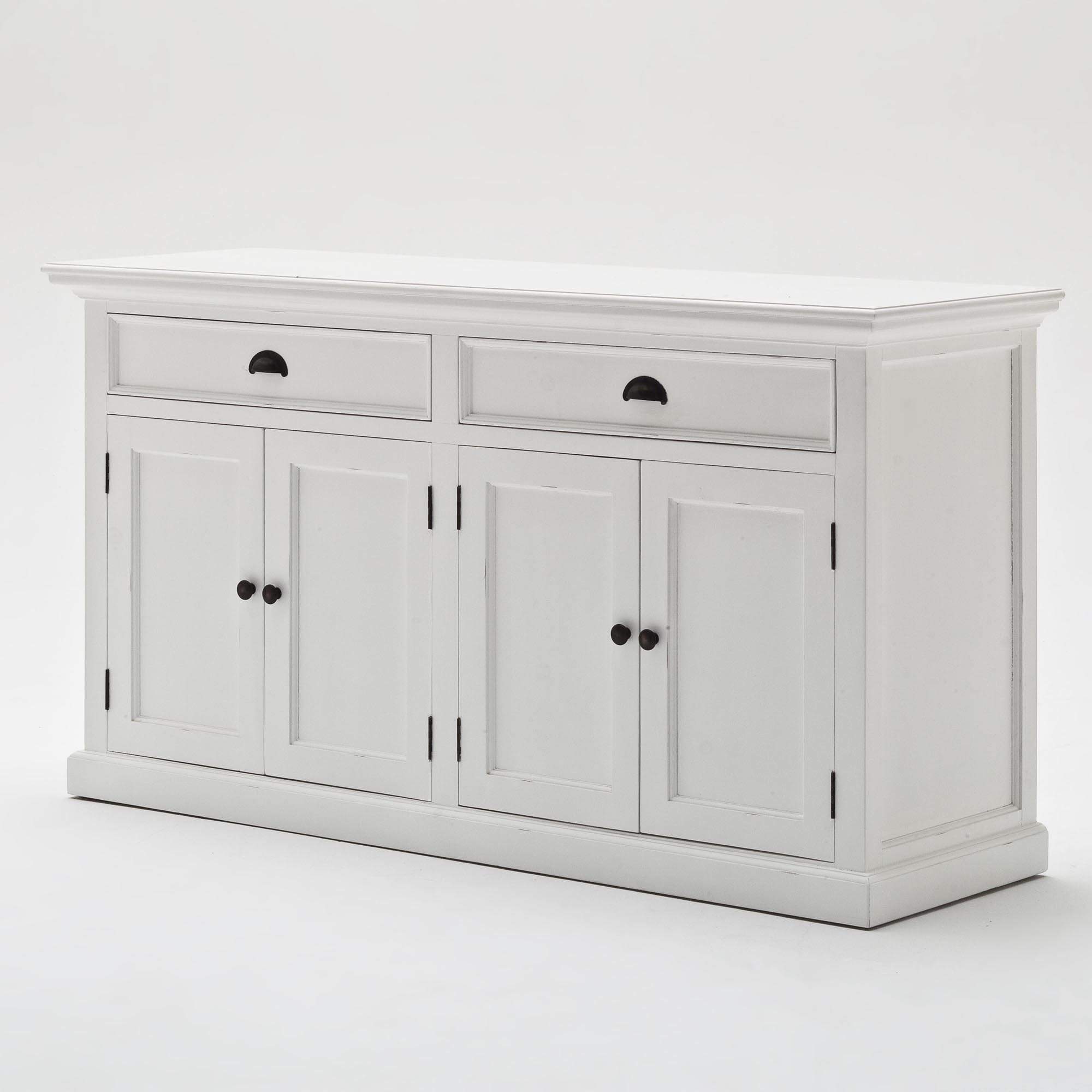 Halifax Buffet & Hutch - White-Hutch Cabinet-Novasolo-I Wanna Go Home