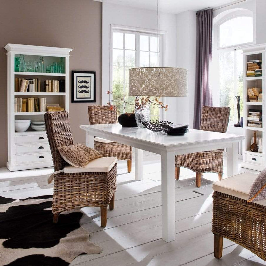 Halifax Dining Table 160cm - White-Dining Table-Novasolo-I Wanna Go Home