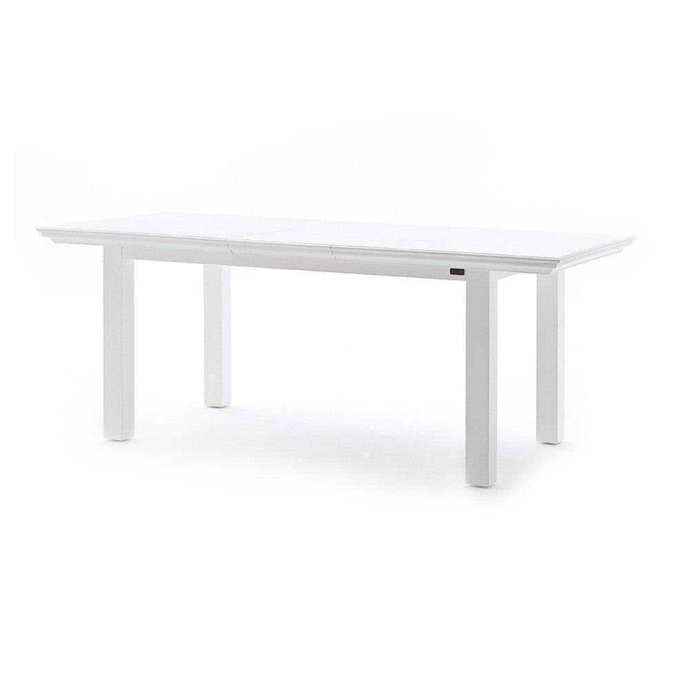 Halifax Extension Dining Table 160cm - White-Dining Table-Novasolo-I Wanna Go Home