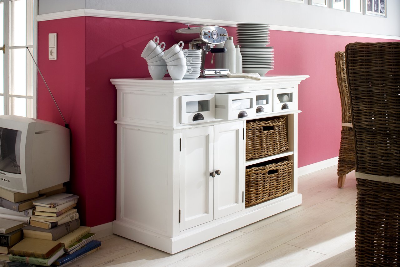 Halifax Kitchen Buffet - White-Buffet-by NovaSolo-I Wanna Go Home