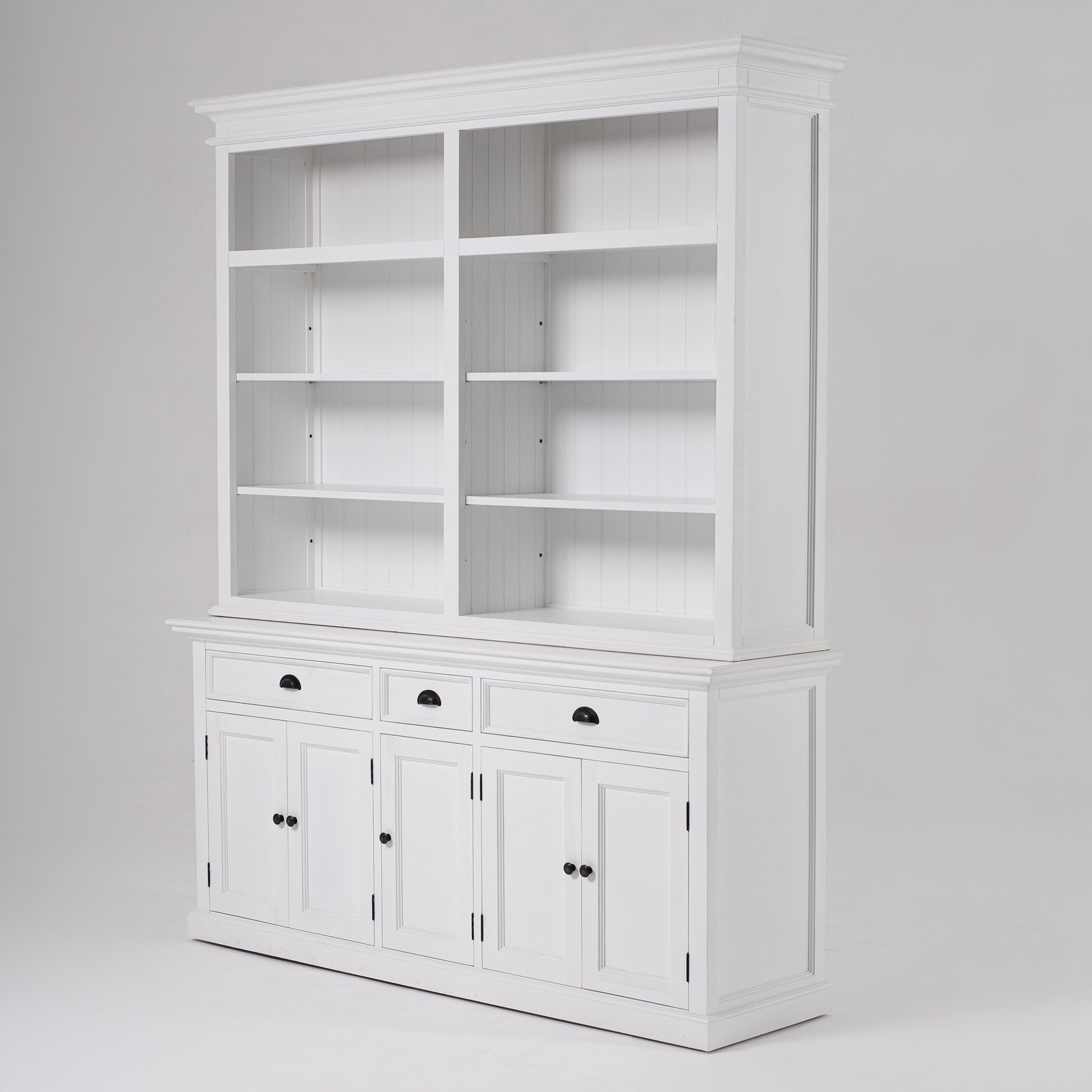 Hutch Bookcase 5 Doors, 3 Drawers-Hutch Cabinet-Novasolo-I Wanna Go Home