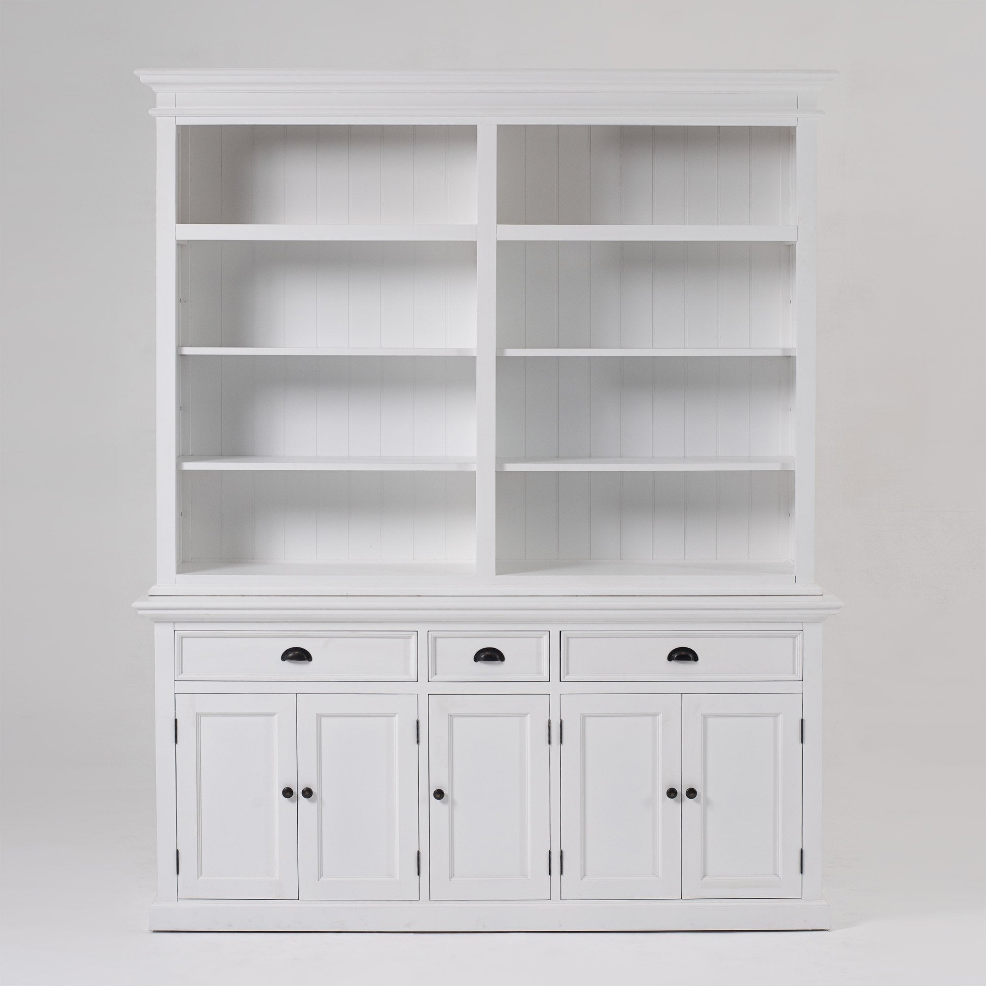 Hutch Bookcase 5 Doors, 3 Drawers-Hutch Cabinet-Novasolo-I Wanna Go Home
