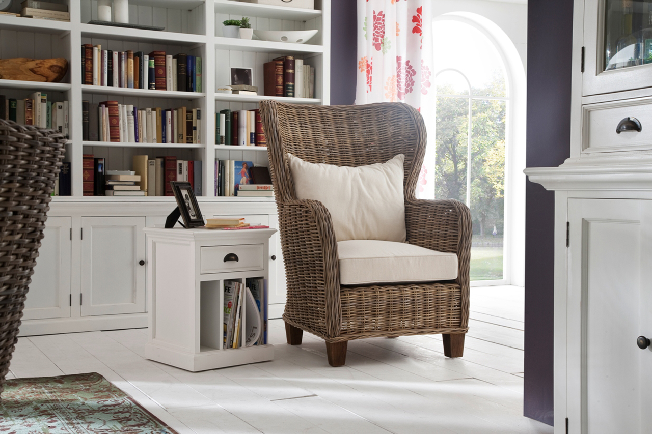 Bedside Table with Dividers