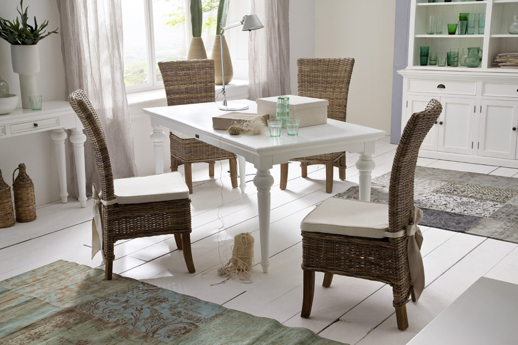 Salsa Rattan & Bentwood Dining Chair Natural