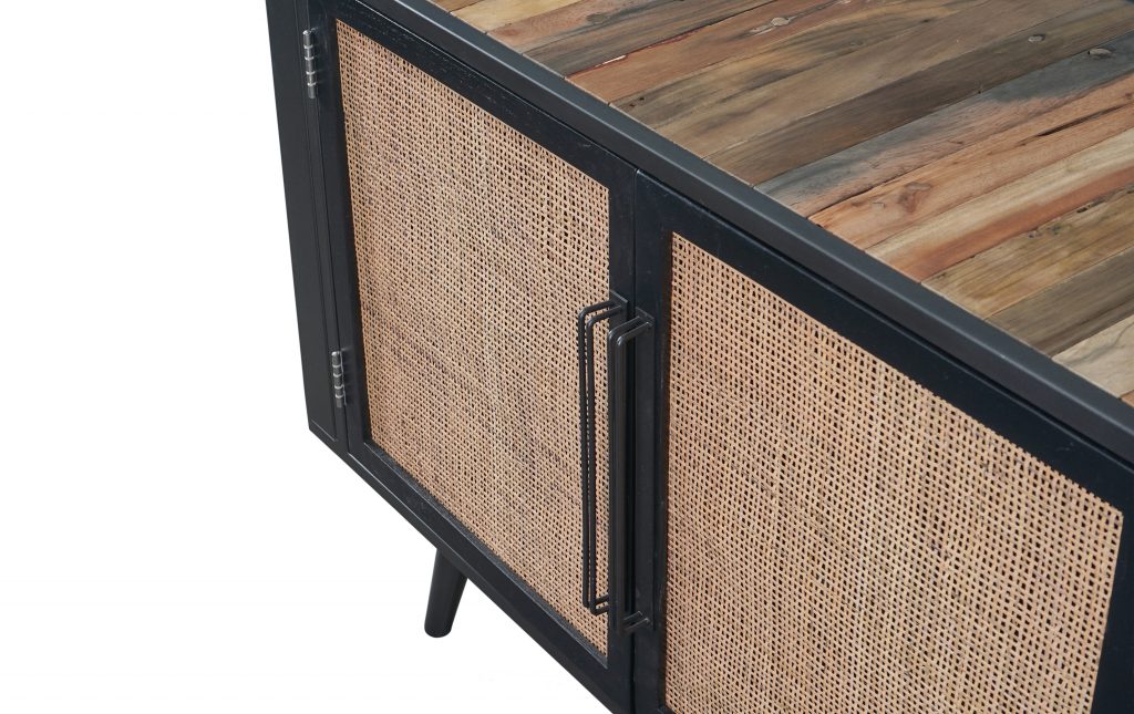 Nordic Rattan TV Dresser 4 Doors_8