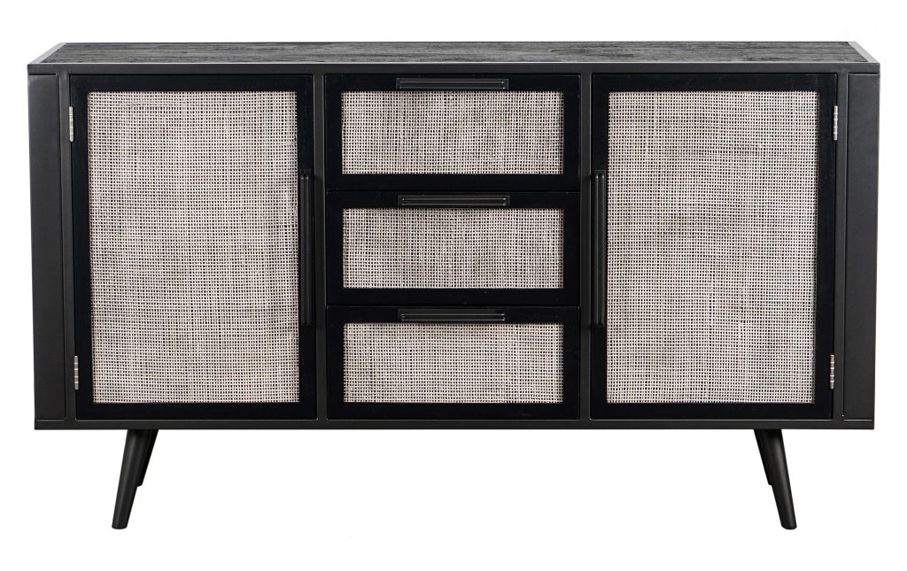 Nordic Mindi Rattan Buffet 2 Doors 3 Drawers_1