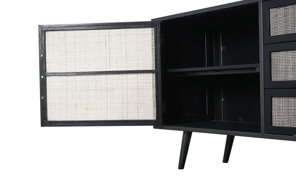 Nordic Mindi Rattan Buffet 2 Doors 3 Drawers_7