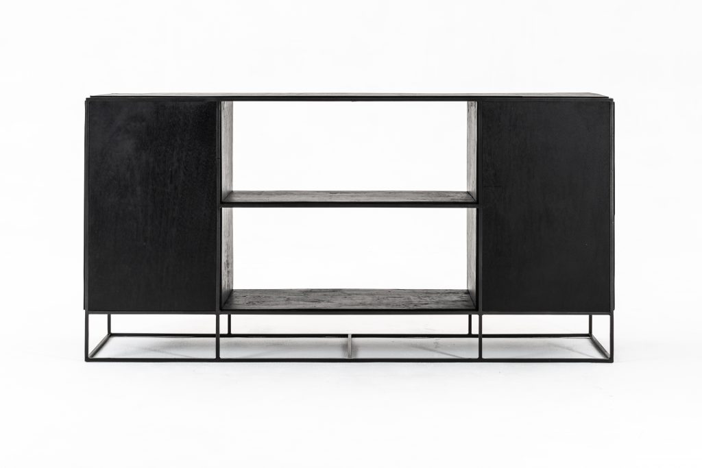 Rustika Sideboard 2 Doors Open Shelving_9