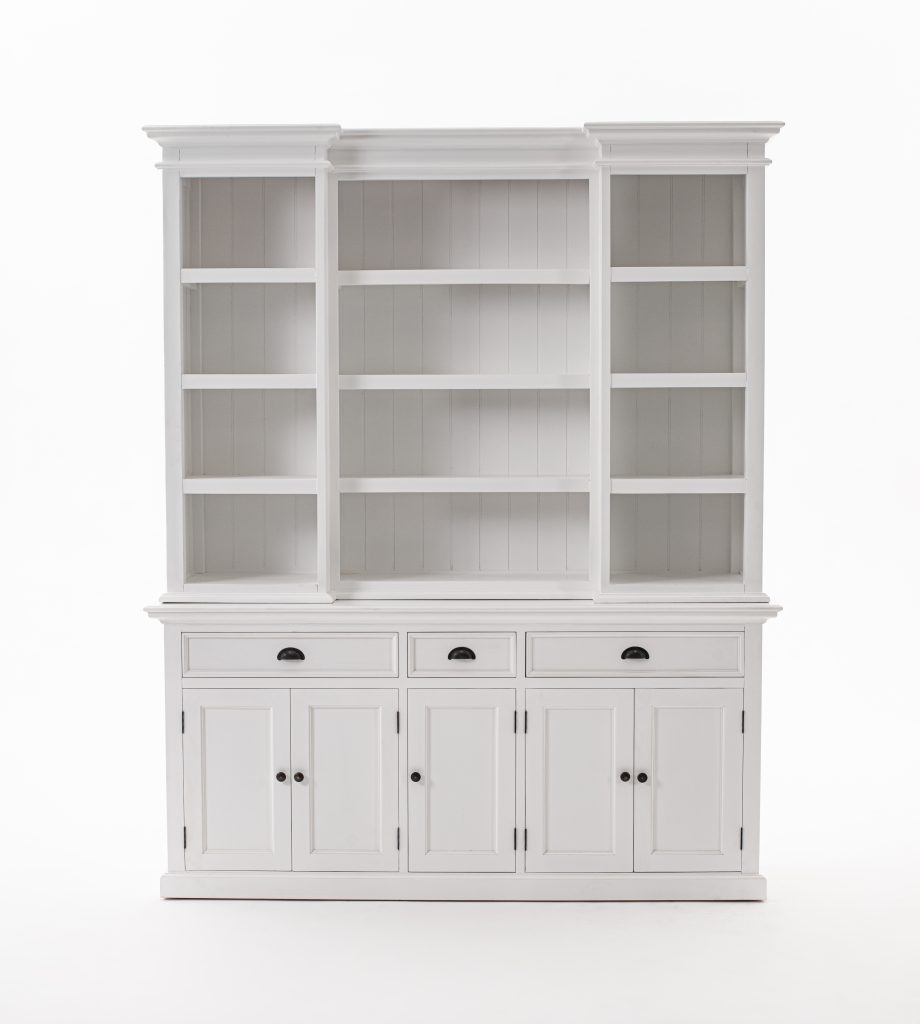 Halifax Kitchen Hutch Cabinet with 5 Doors 3 Drawers_1