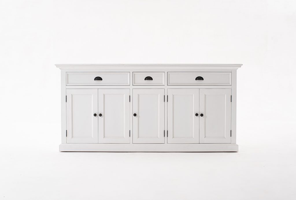 Halifax Kitchen Hutch Cabinet with 5 Doors 3 Drawers_11