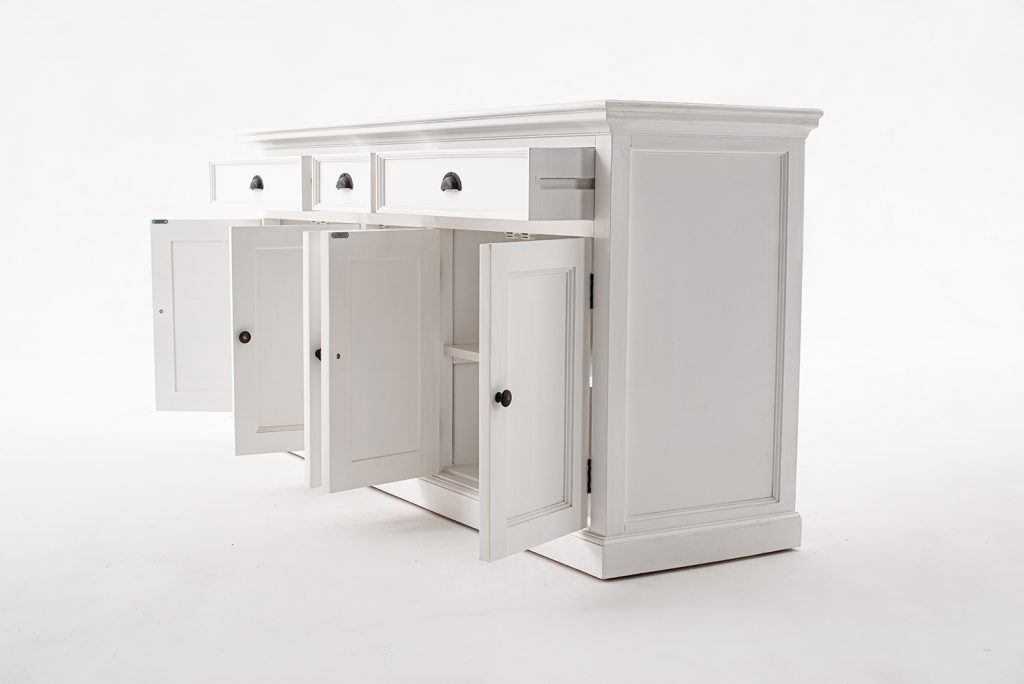 Halifax Kitchen Hutch Cabinet with 5 Doors 3 Drawers_13