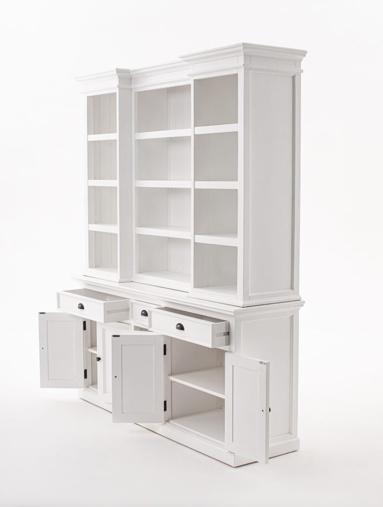 Halifax Kitchen Hutch Cabinet with 5 Doors 3 Drawers_3